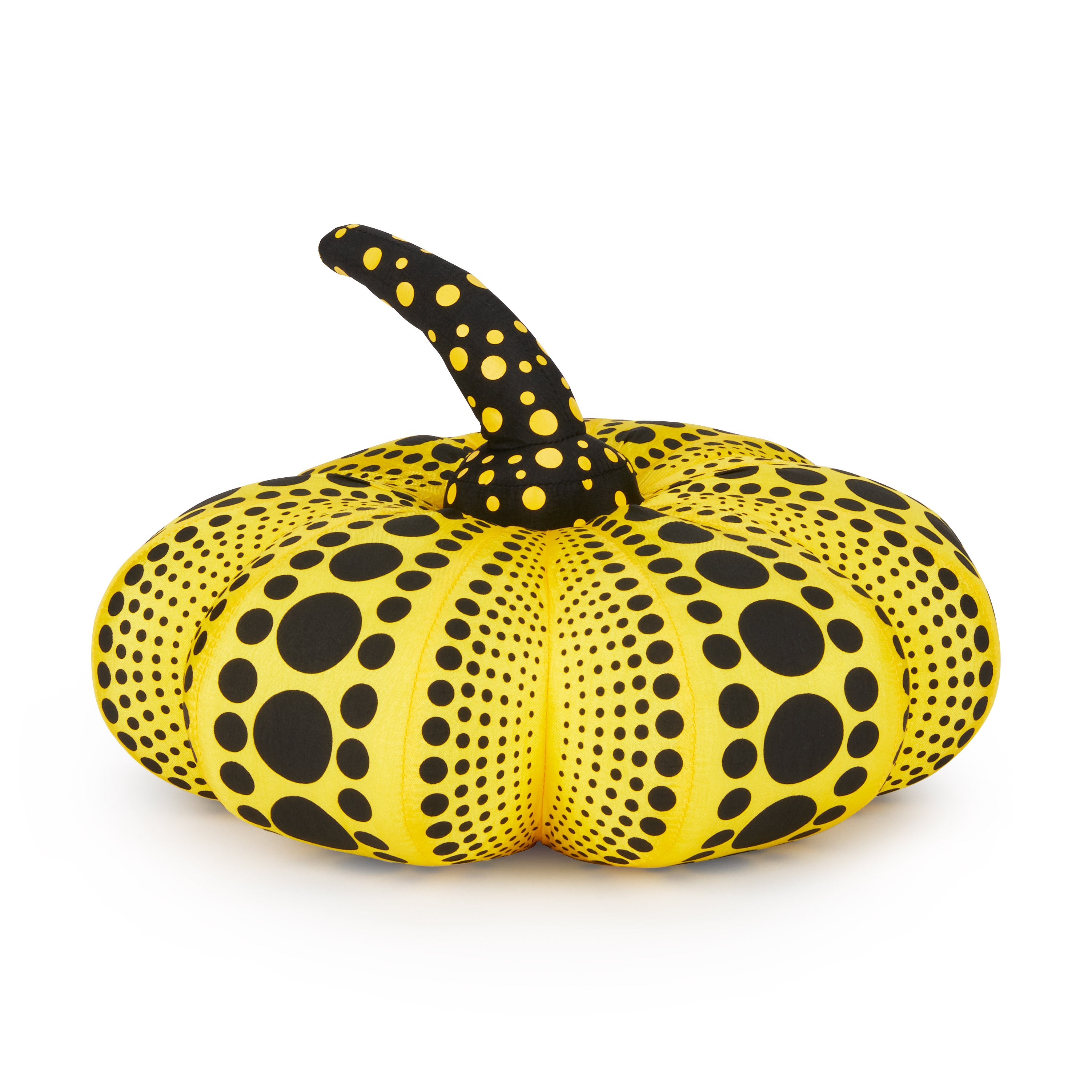 Yayoi Kusama Yellow Pumpkin Soft Sculpture - Plush Art Decor