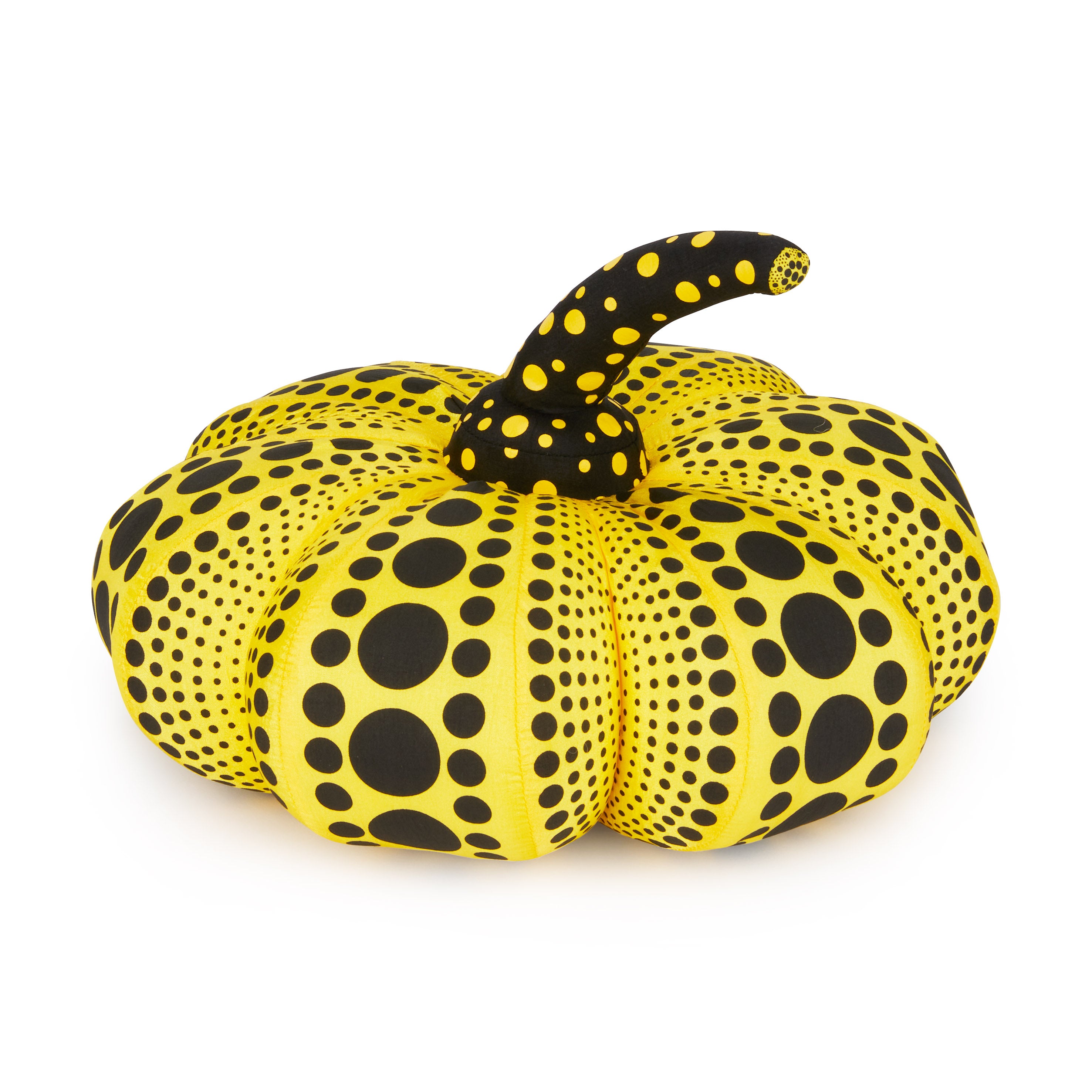 Yayoi Kusama Yellow Pumpkin Soft Sculpture - Plush Art Decor