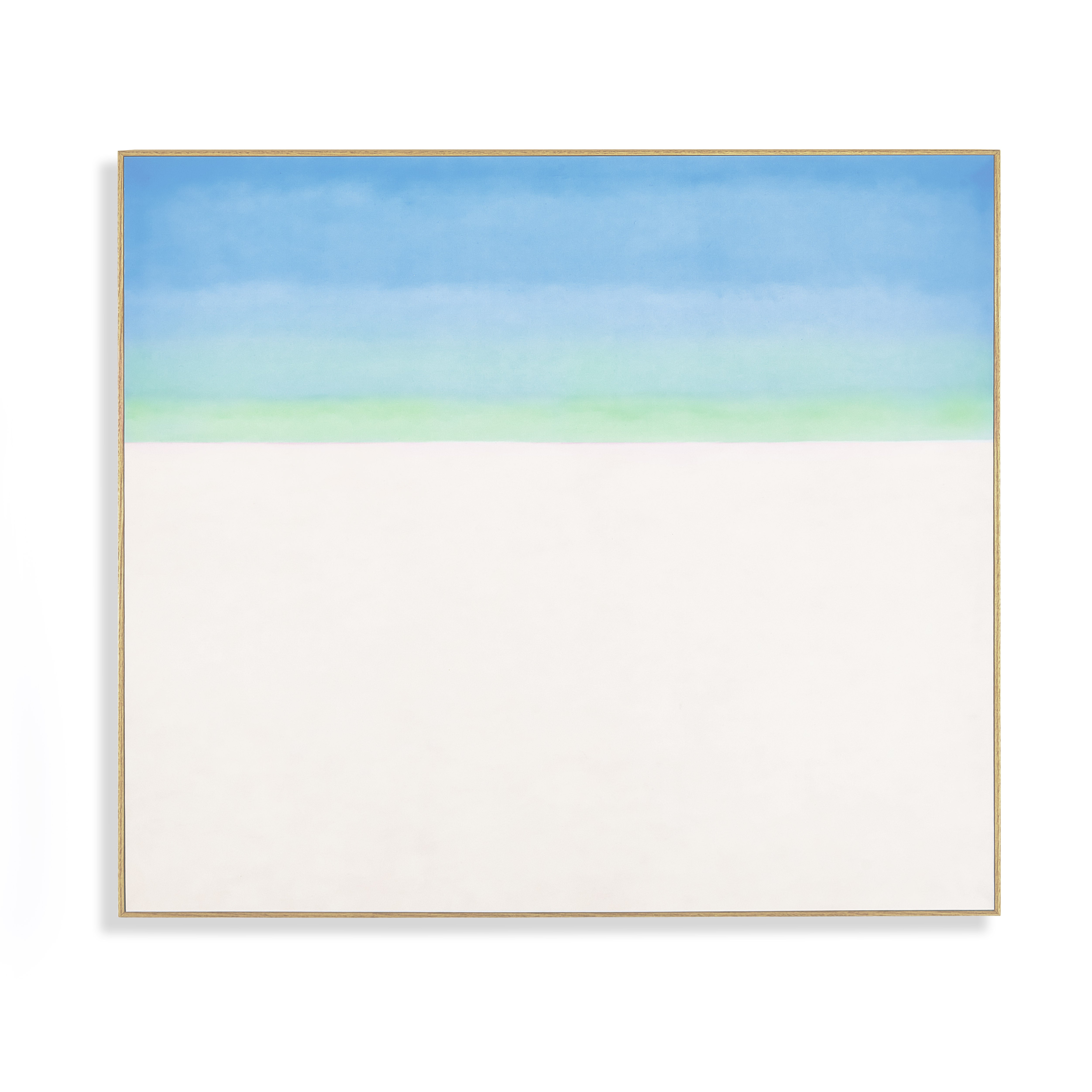 Georgia O'Keeffe Framed Art Print - Sky with Flat White Cloud