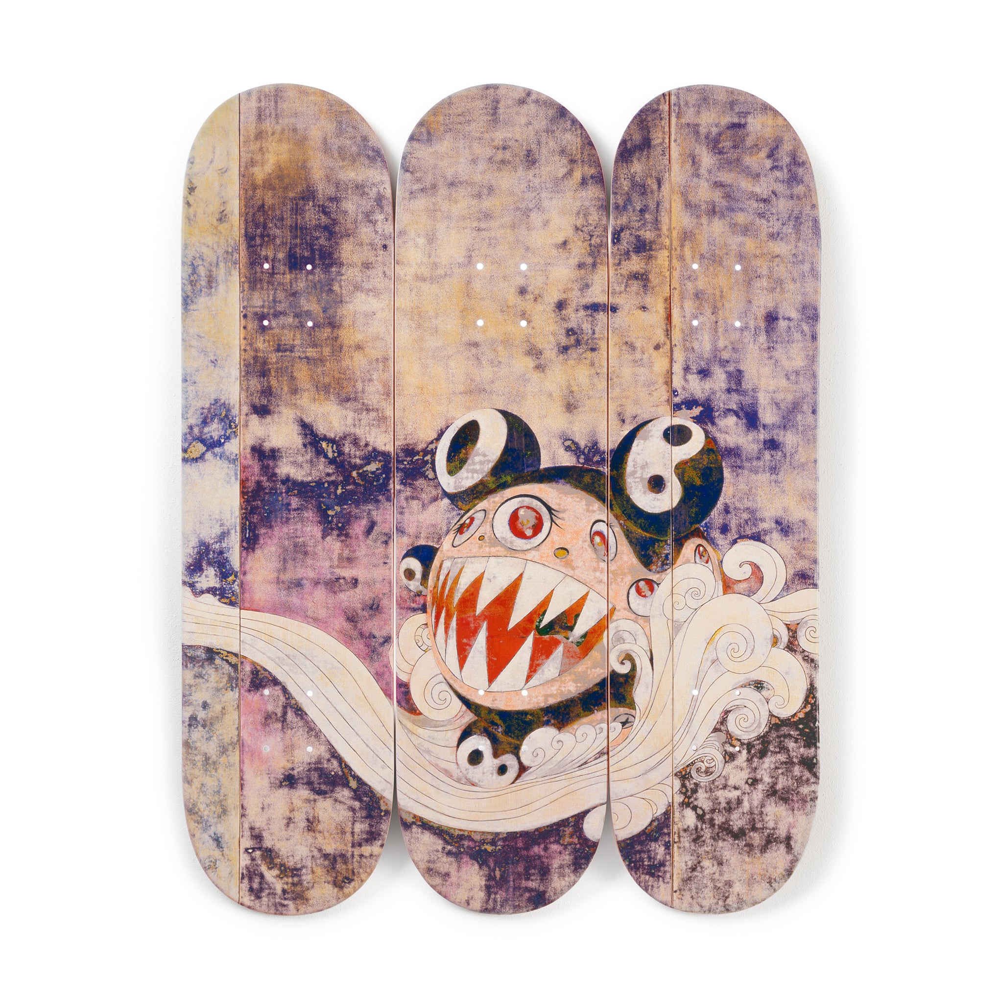 Takashi Murakami 727 Skateboard Art Set - MoMA Exclusive