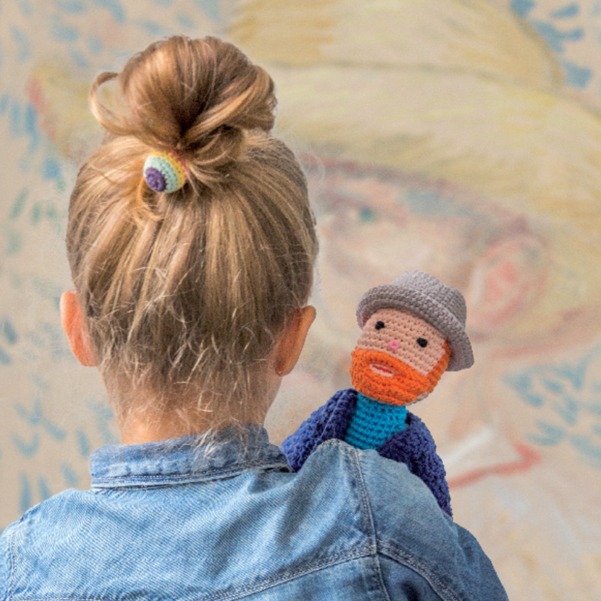 Handmade Vincent van Gogh Crochet Doll – Fair Trade Cotton Artist Gift