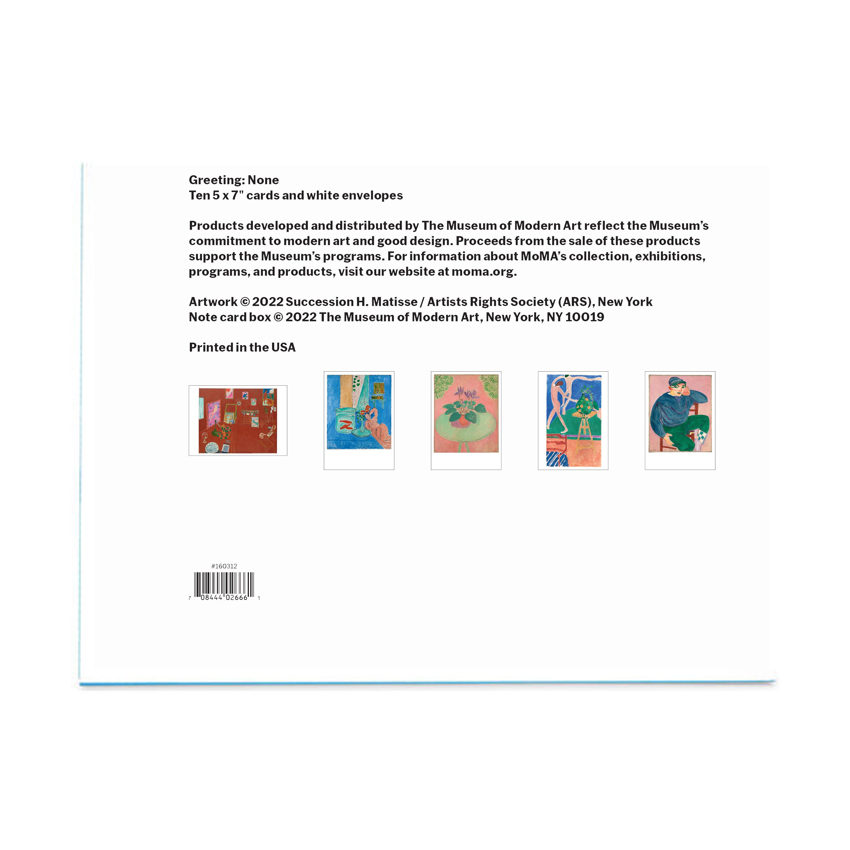 Matisse The Red Studio Notecard Set | MoMA Exhibition Collection
