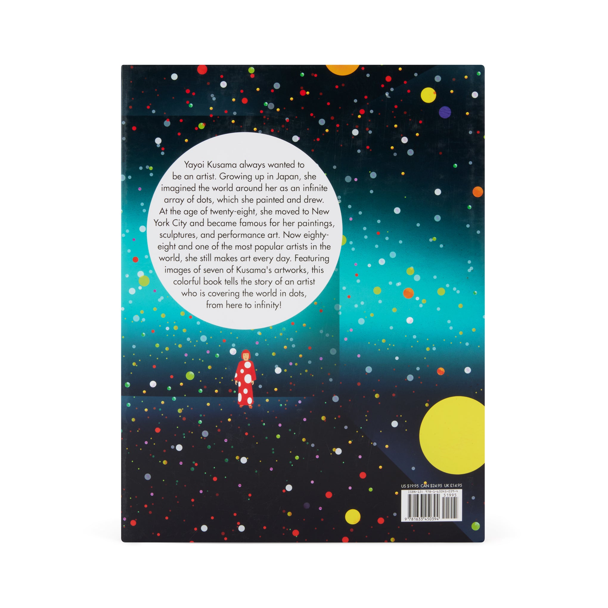 Yayoi Kusama Hardcover Book: From Here to Infinity Art Biography