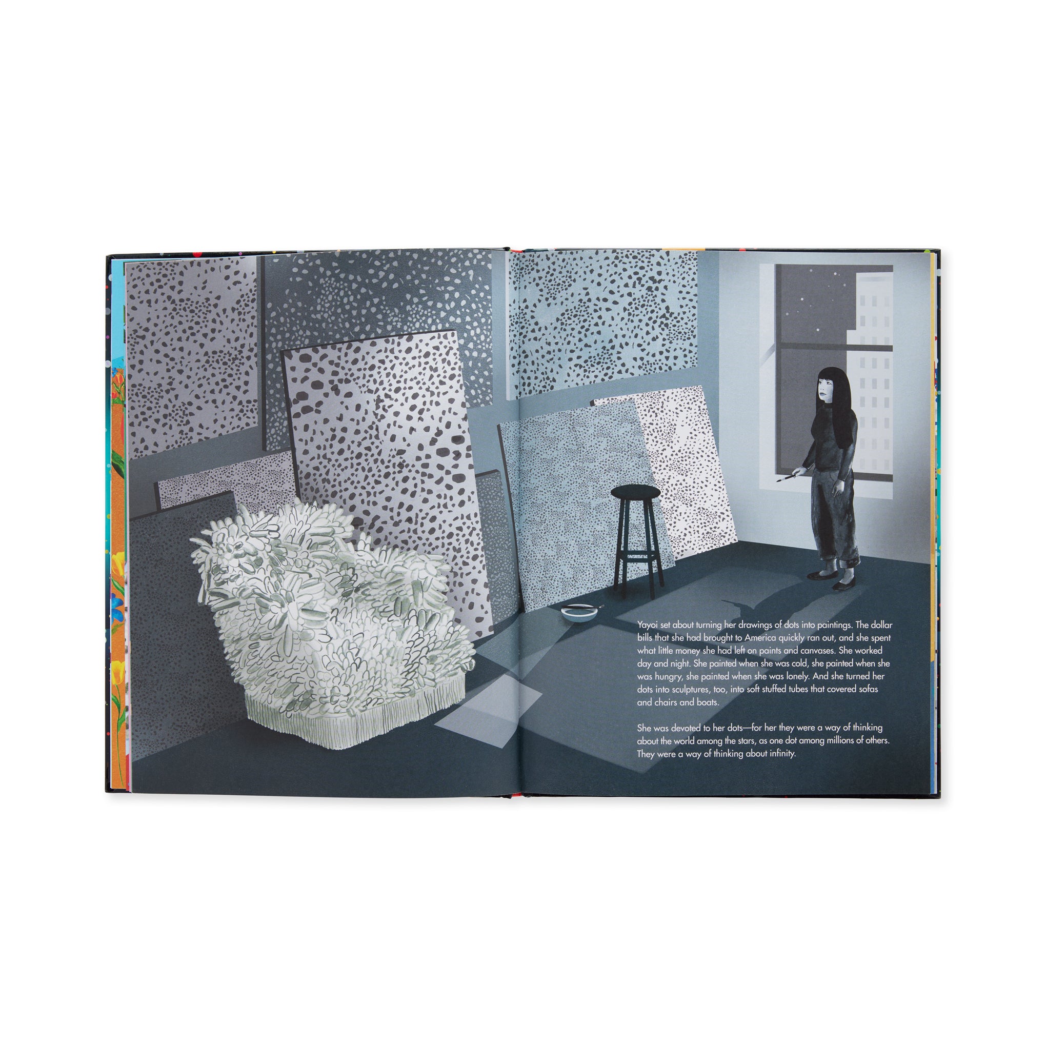 Yayoi Kusama Hardcover Book: From Here to Infinity Art Biography