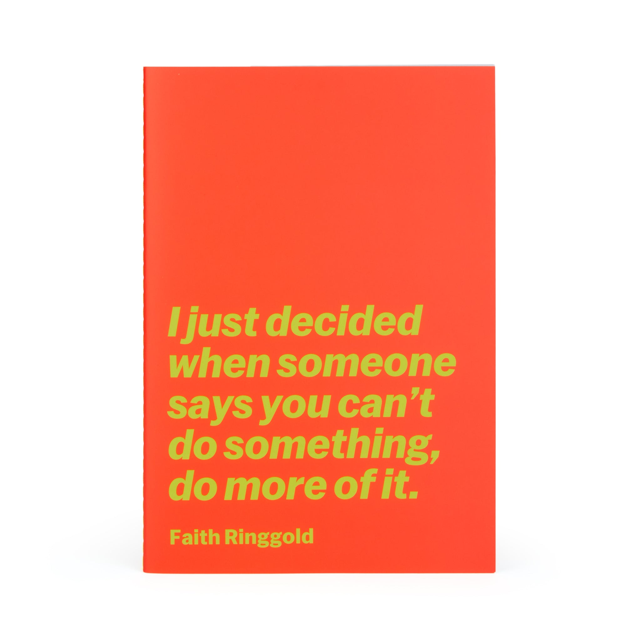 Faith Ringgold Inspirational Quote Notebook by MoMA - 8.25" x 5.75"
