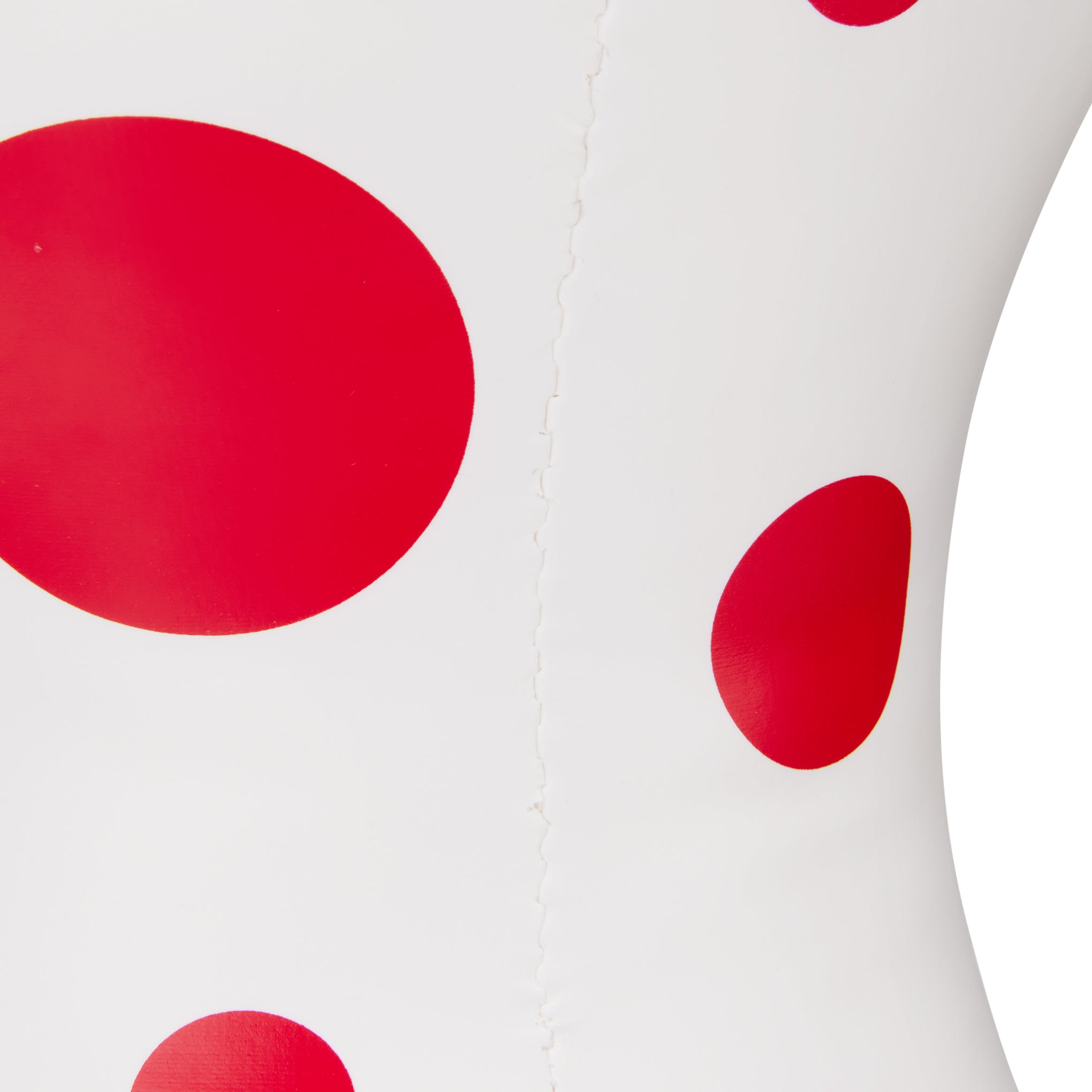 Yayoi Kusama Polka Dot Plush Balloon Sculpture - White