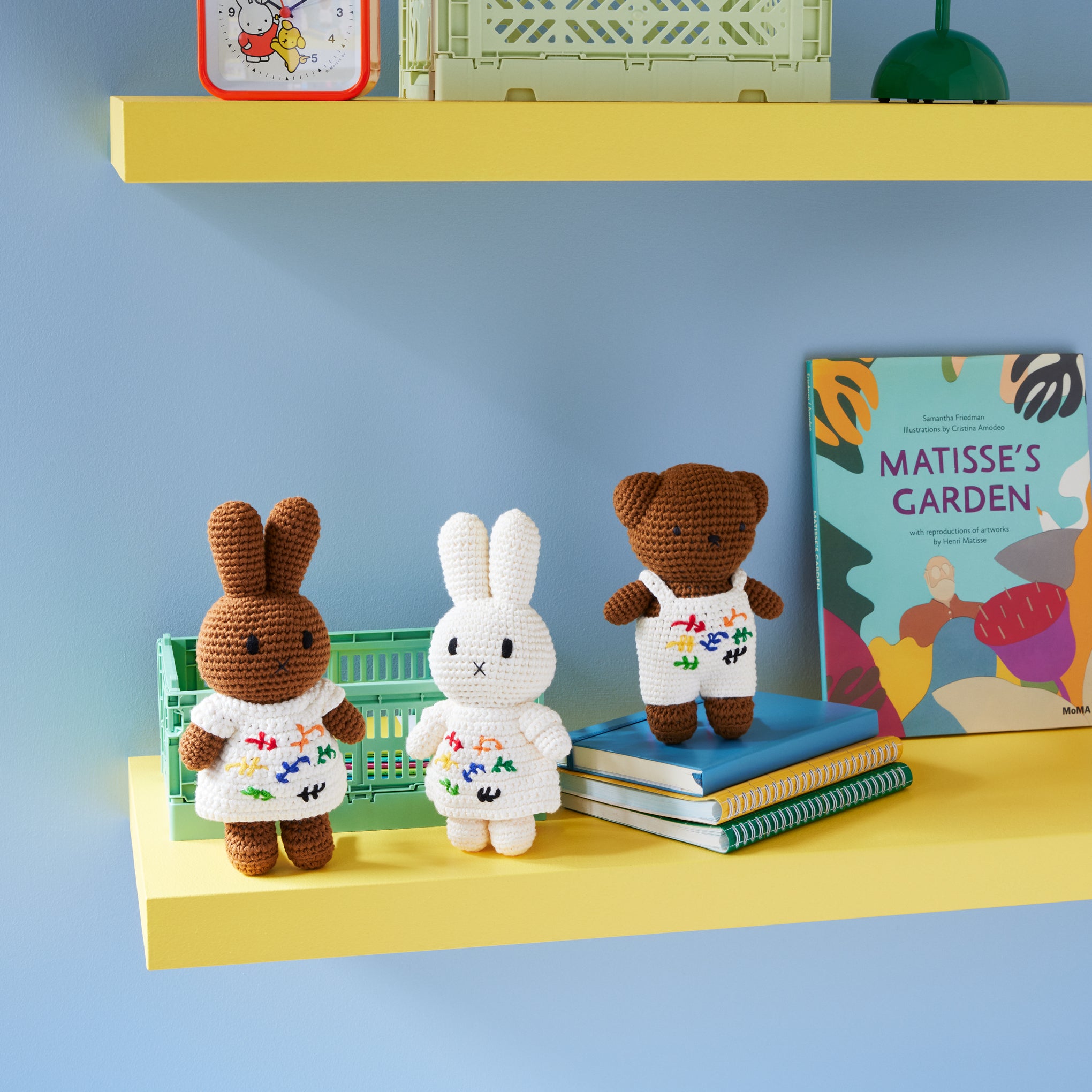 Miffy & Friends Henri Matisse Crochet Plush Toy - Handmade Cotton Doll