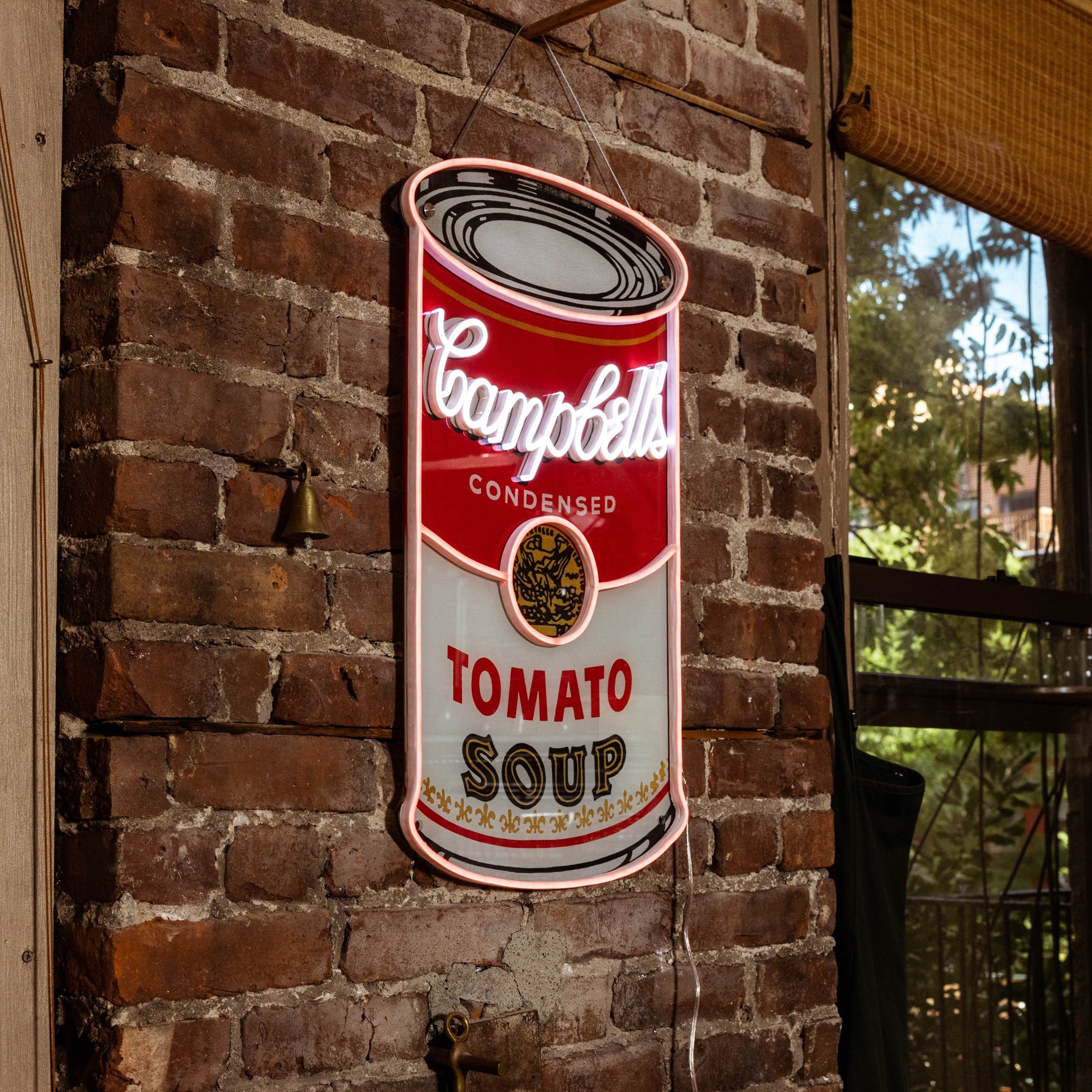Andy Warhol LED Neon Sign - Tomato Soup Can Wall Art