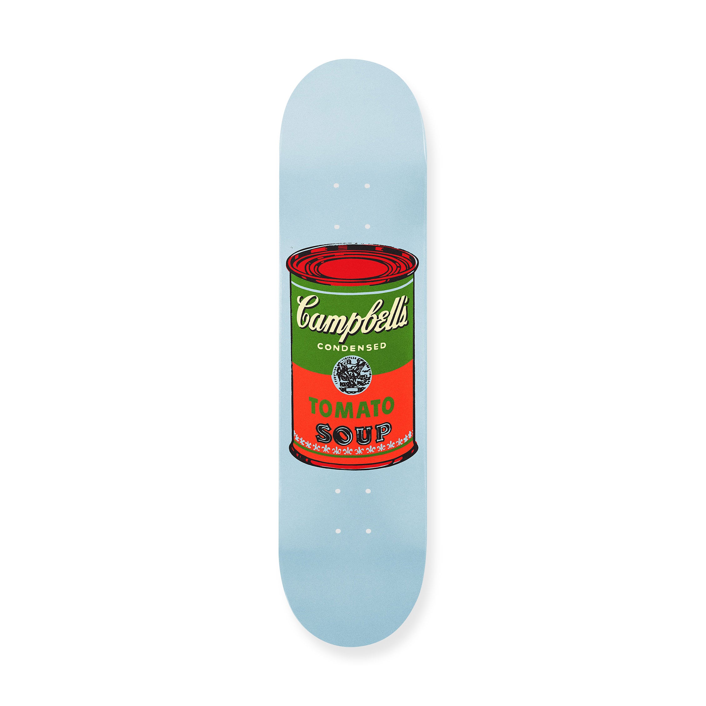 Andy Warhol Campbell's Soup Skateboard - Red Art Deck