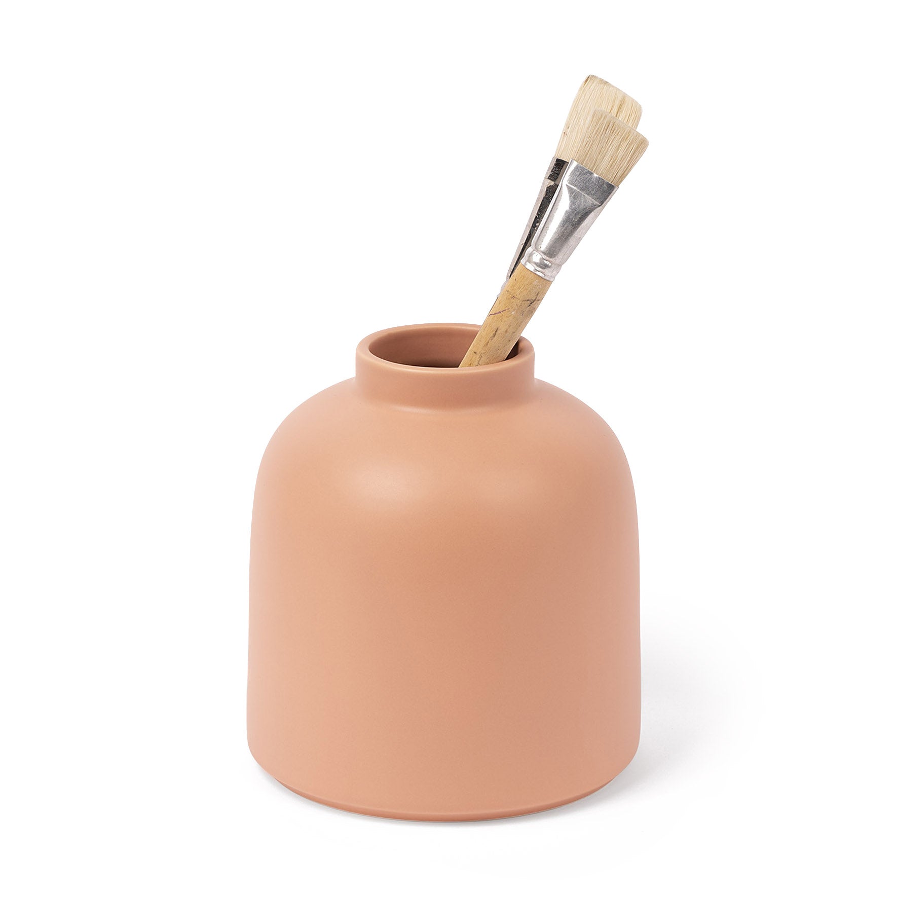 Raawii Handcrafted Pink Ceramic Vase - Stackable Home Decor