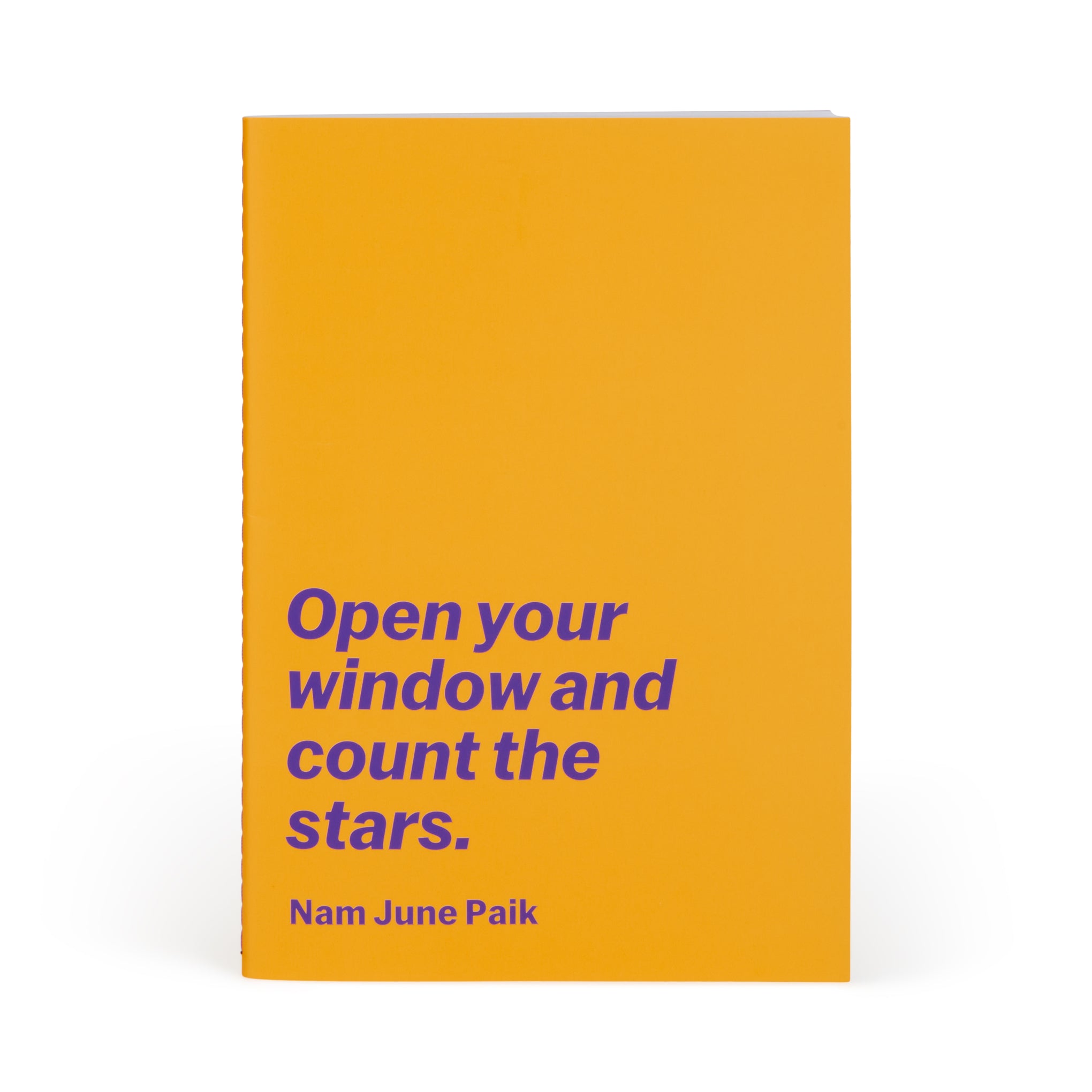 MoMA Artist Quote Notebook by Nam June Paik - 64 Pages