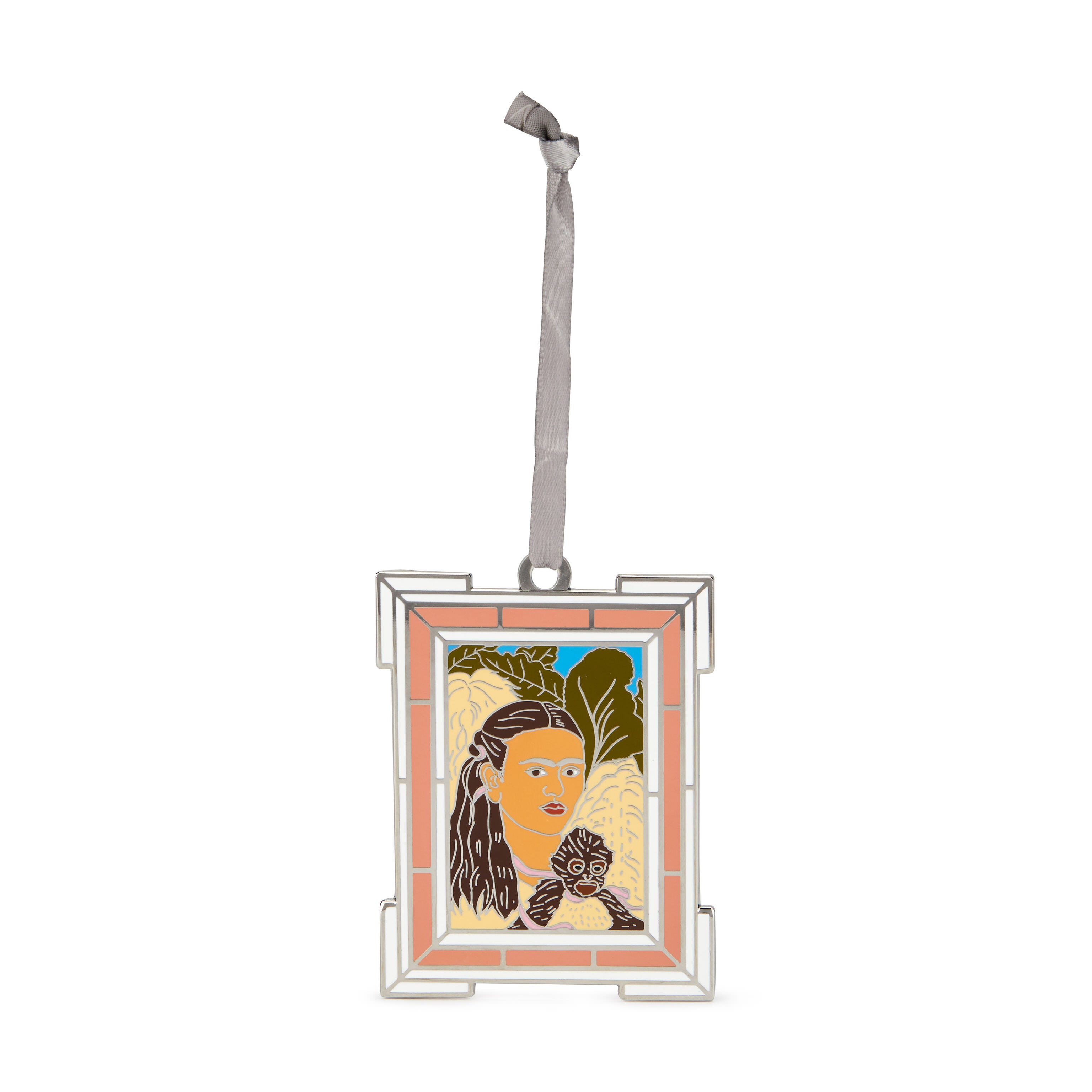 Frida Kahlo Brass Enamel Holiday Ornament – MoMA Inspired