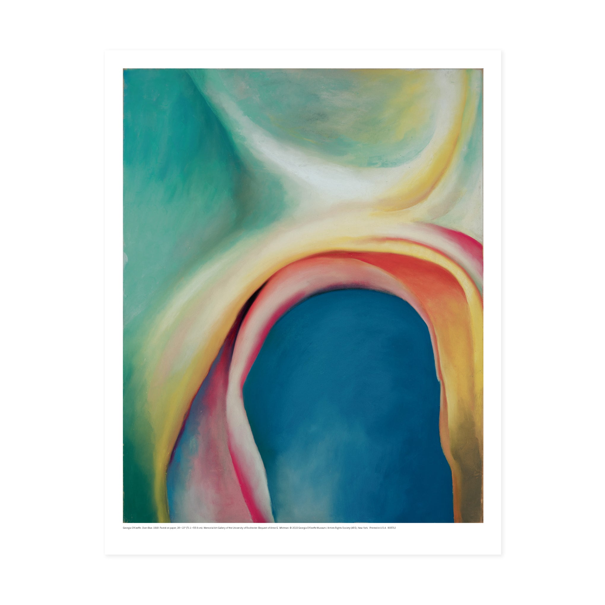 Georgia O'Keeffe Over Blue Art Print - MoMA Collection