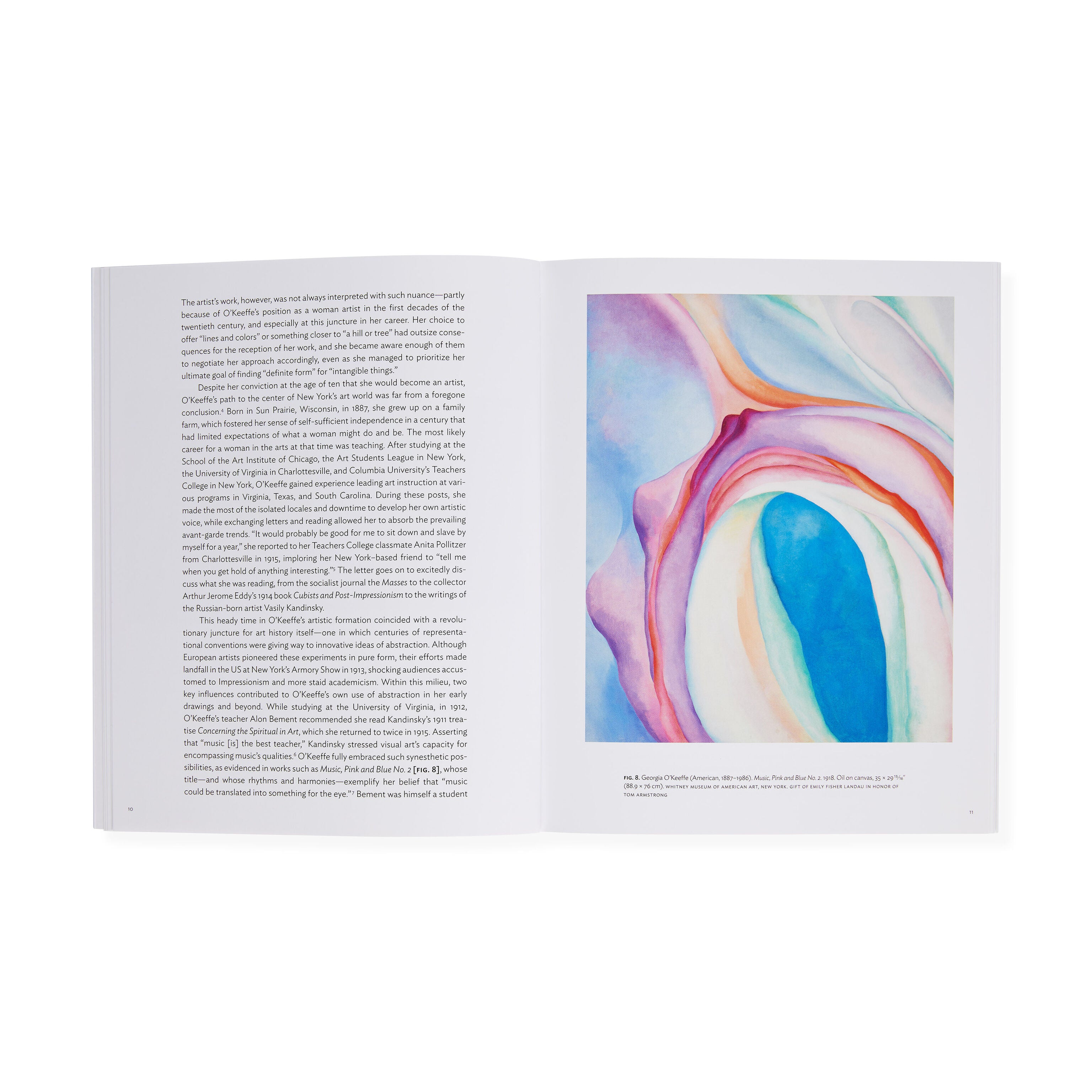 Georgia O’Keeffe: Abstraction Blue Art Book - MoMA Series Paperback