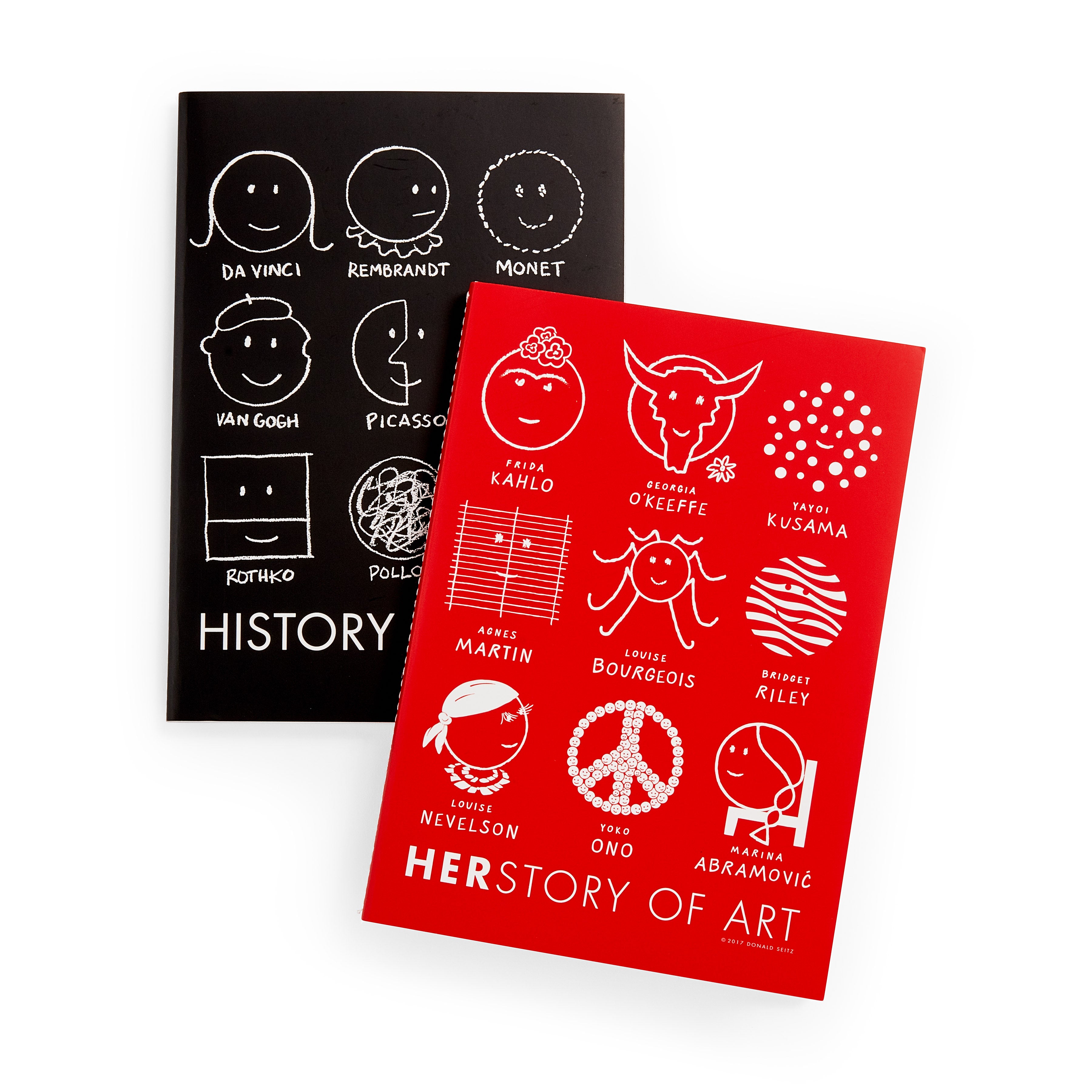 Women Artists Notebook Set - Frida Kahlo & Yayoi Kusama Inspired