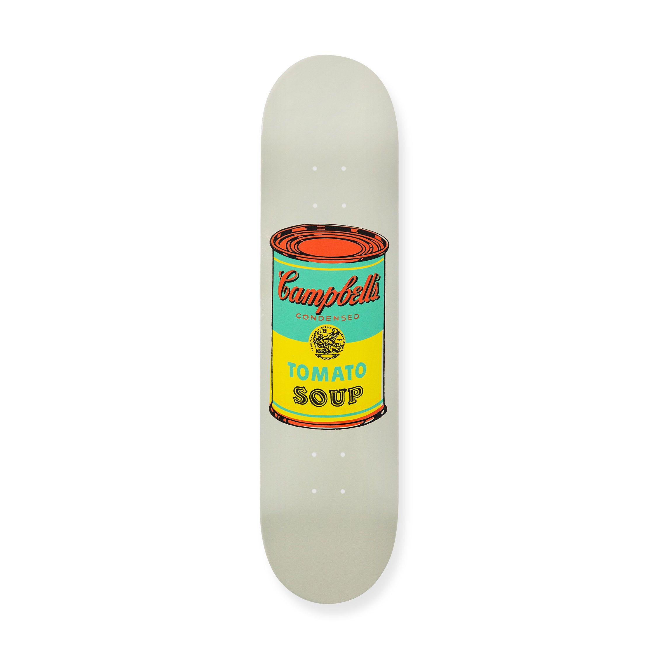 Andy Warhol Campbell's Soup Skateboard - Yellow Art Deck