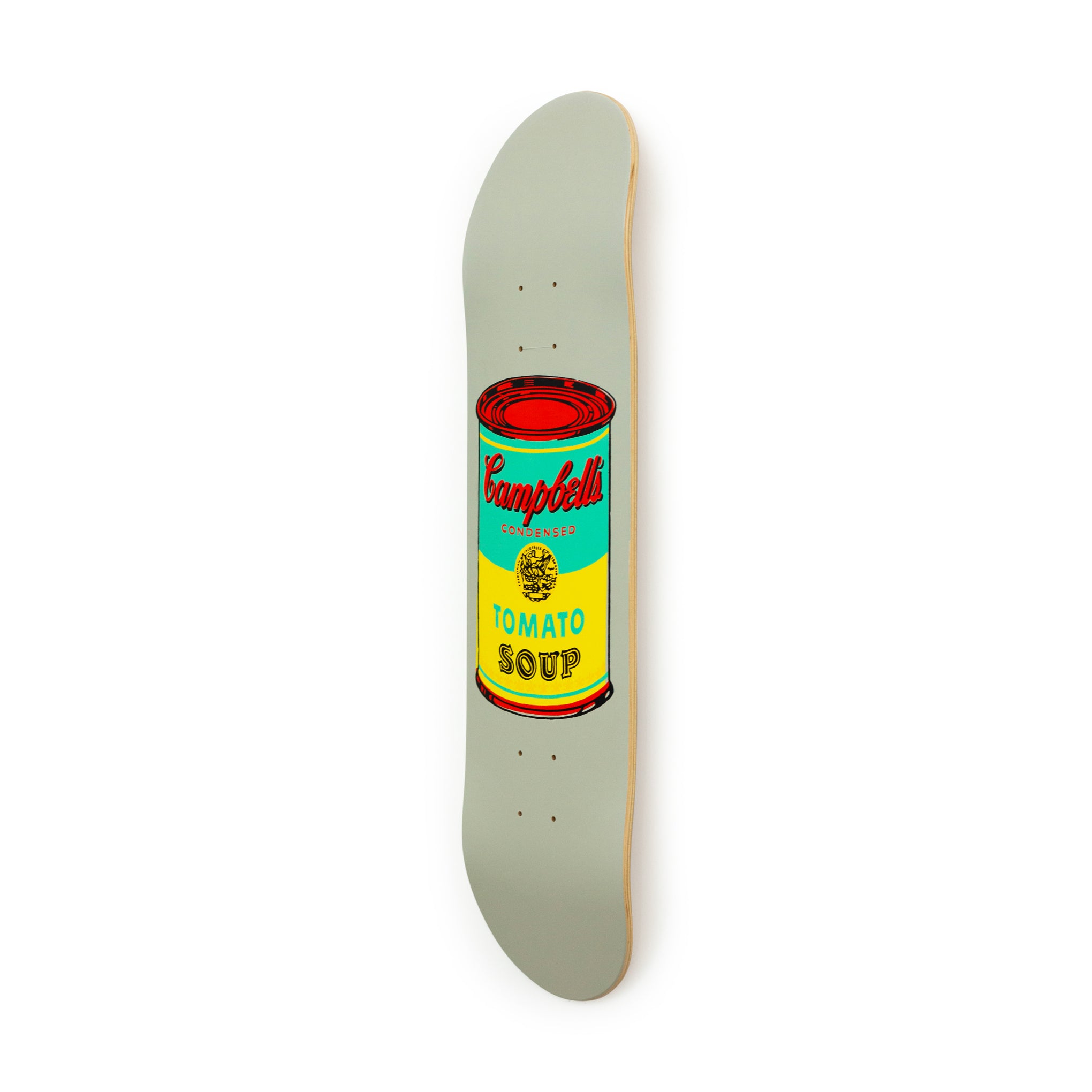 Andy Warhol Campbell's Soup Skateboard - Yellow Art Deck