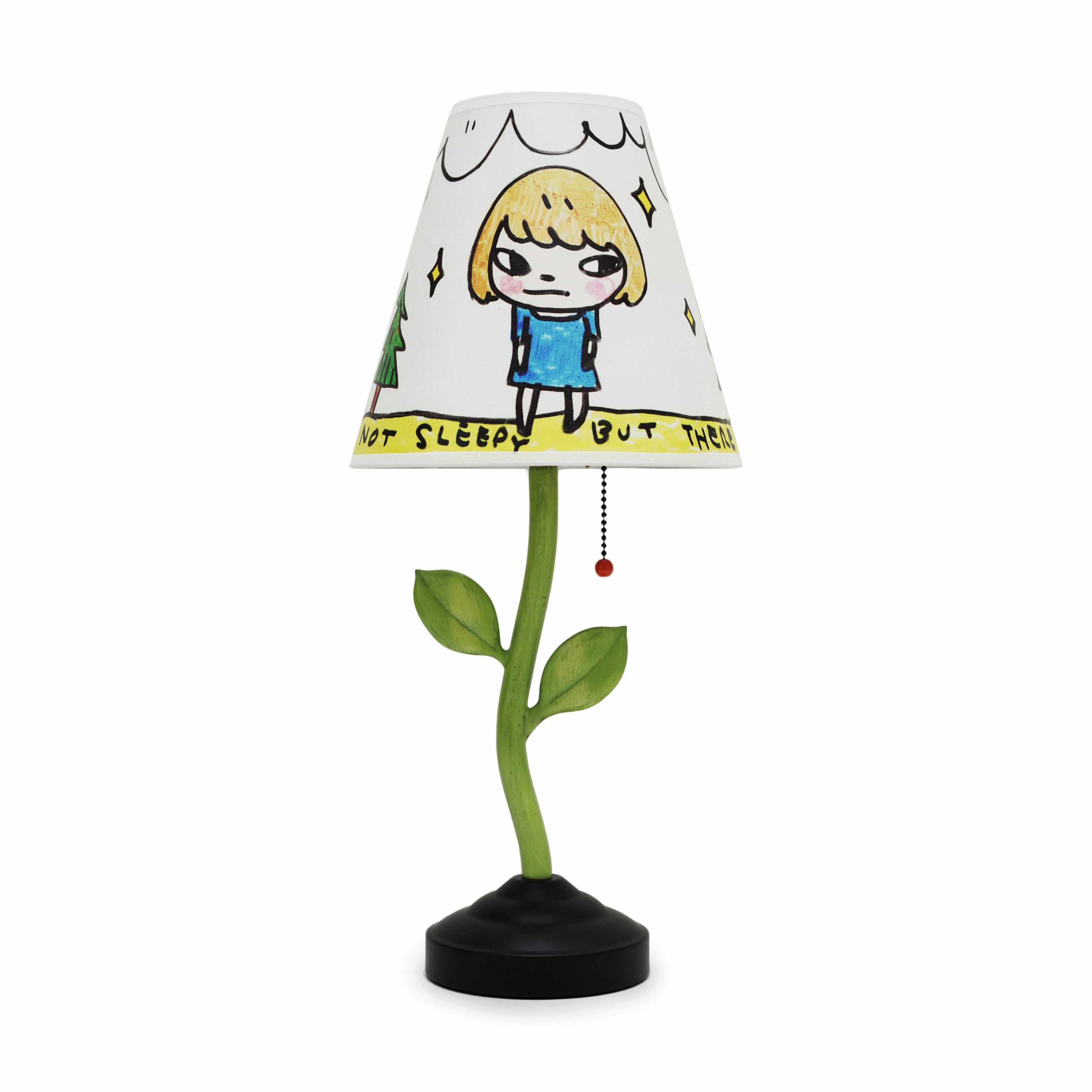 Yoshitomo Nara Art Table Lamp with USB LED Light