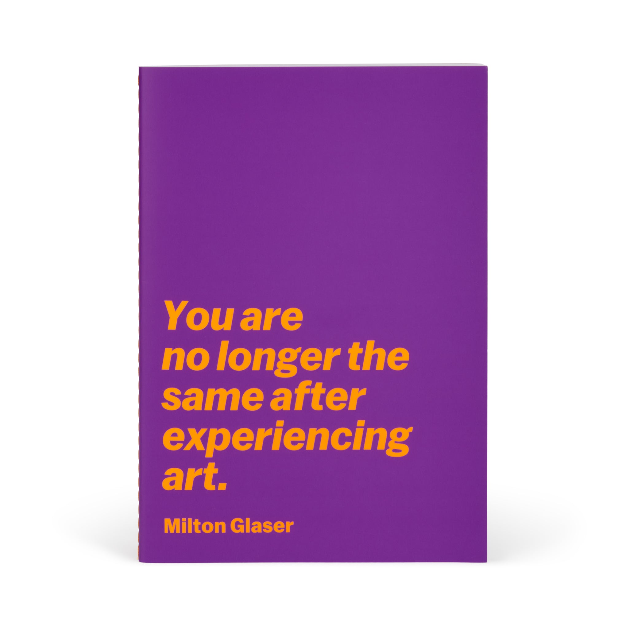 Milton Glaser Quote Notebook by MoMA | 64-Page Inspirational Journal