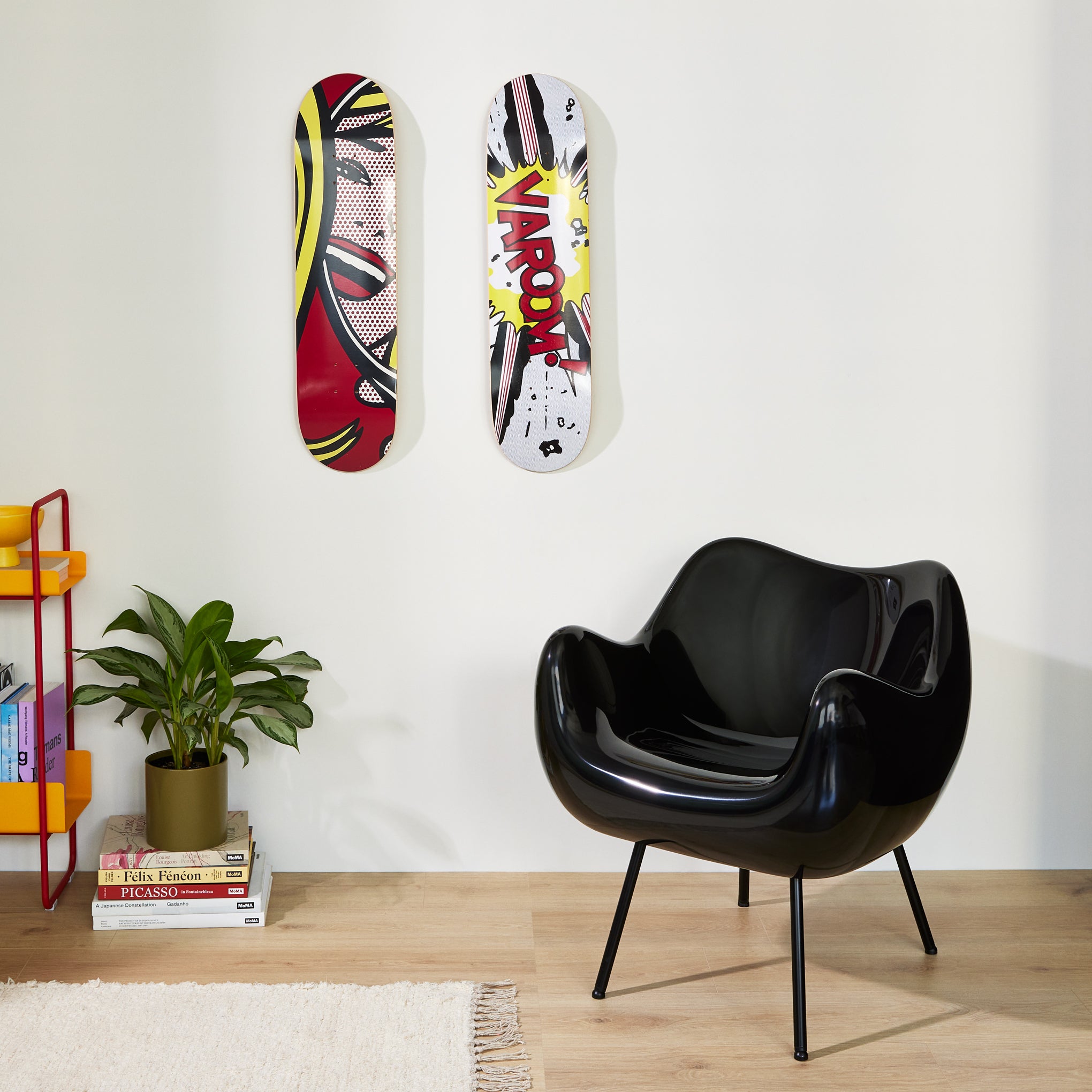 Roy Lichtenstein Pop Art Skateboard - Varoom! Design