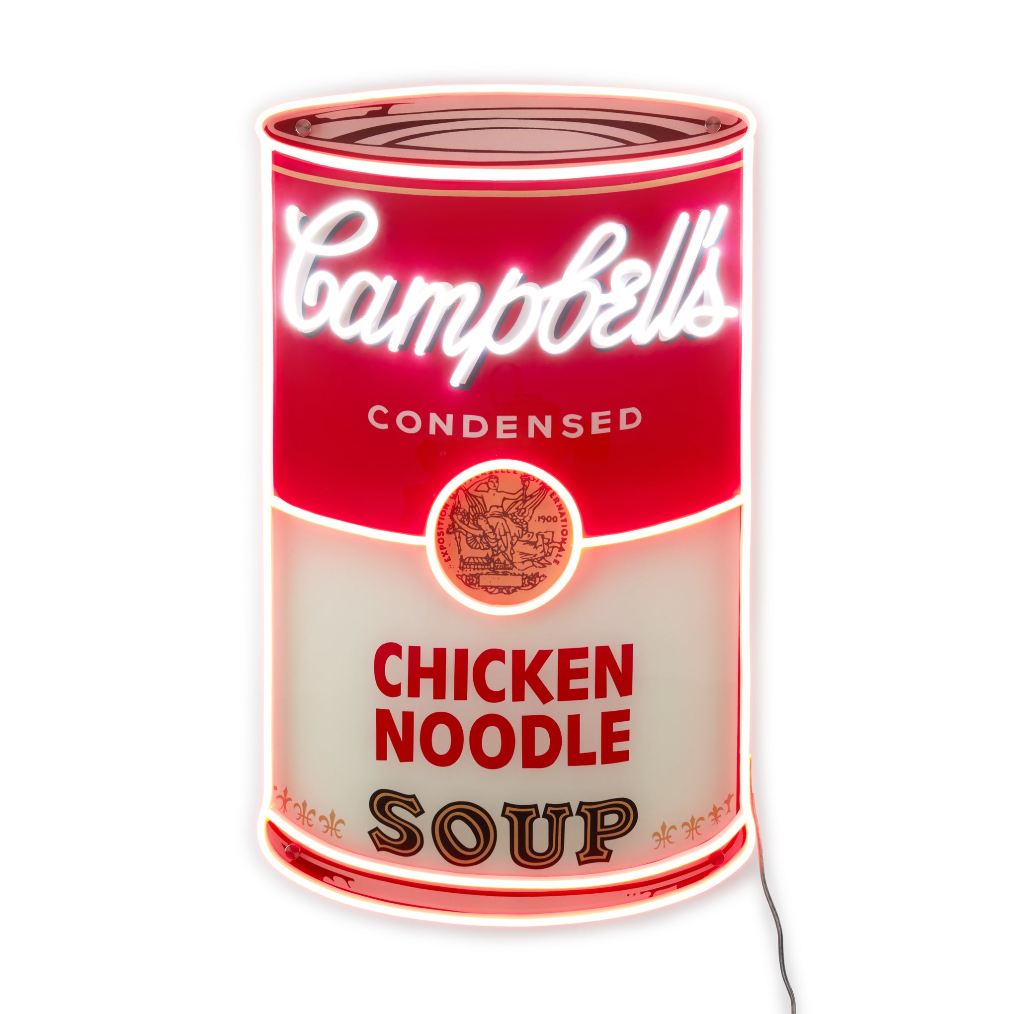 Andy Warhol Chicken Noodle Soup LED Neon Sign
