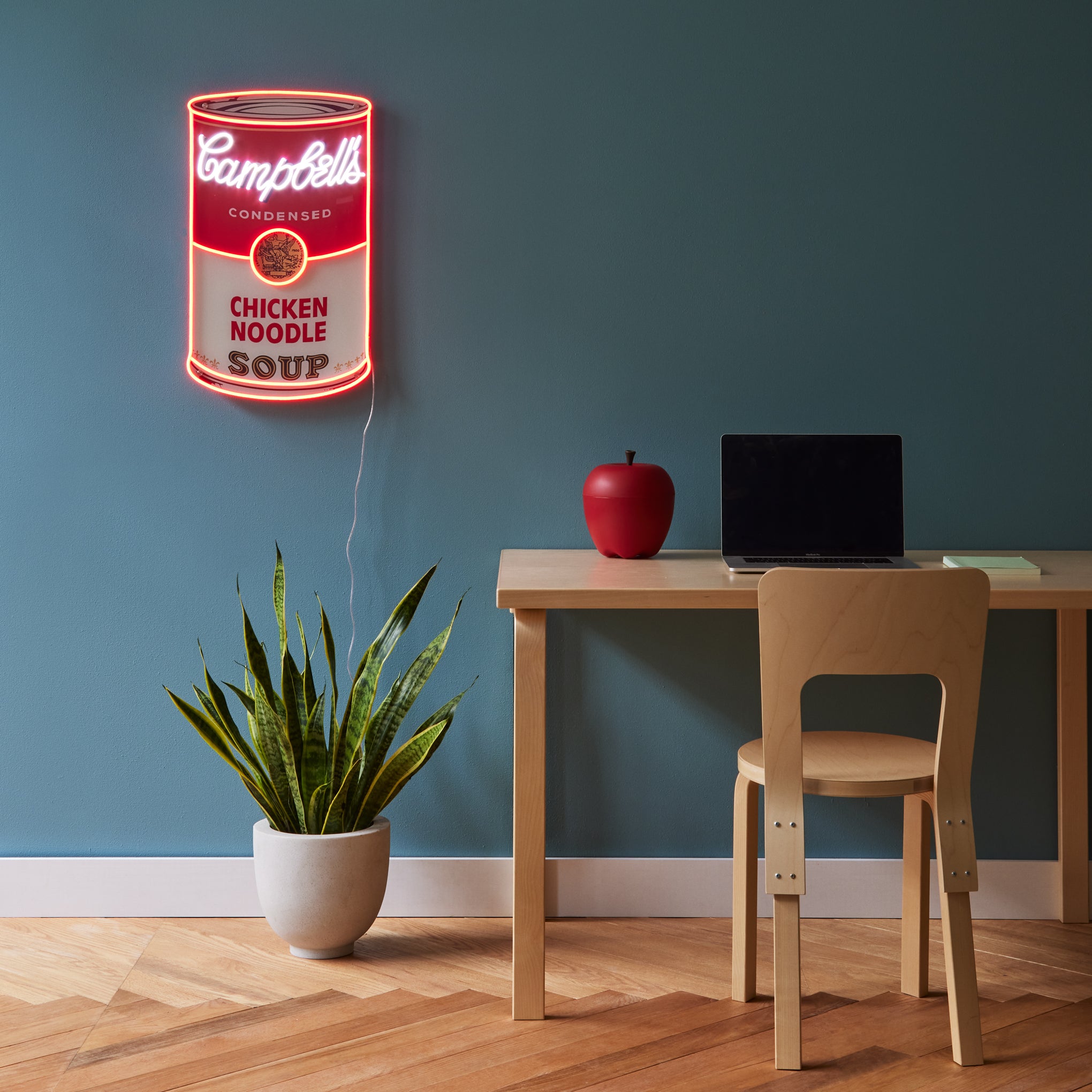 Andy Warhol Chicken Noodle Soup LED Neon Sign