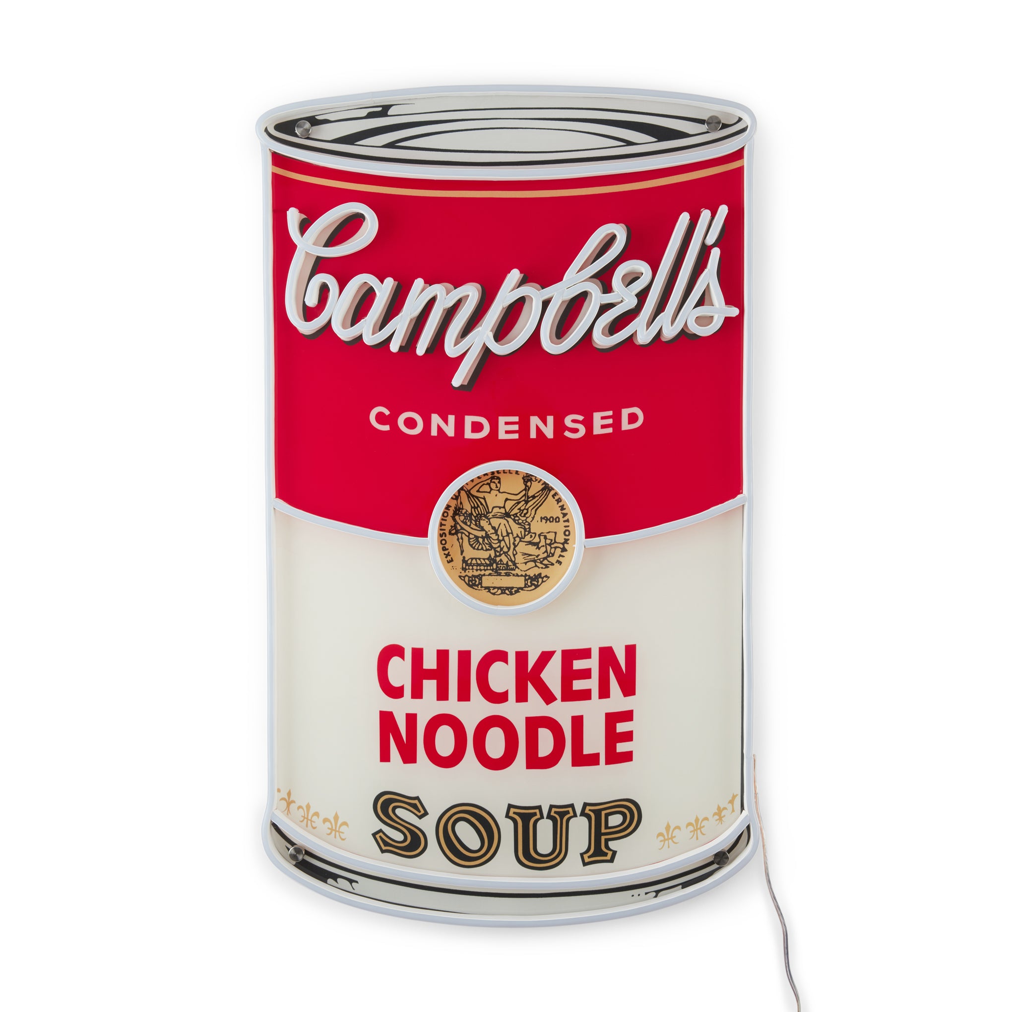 Andy Warhol Chicken Noodle Soup LED Neon Sign