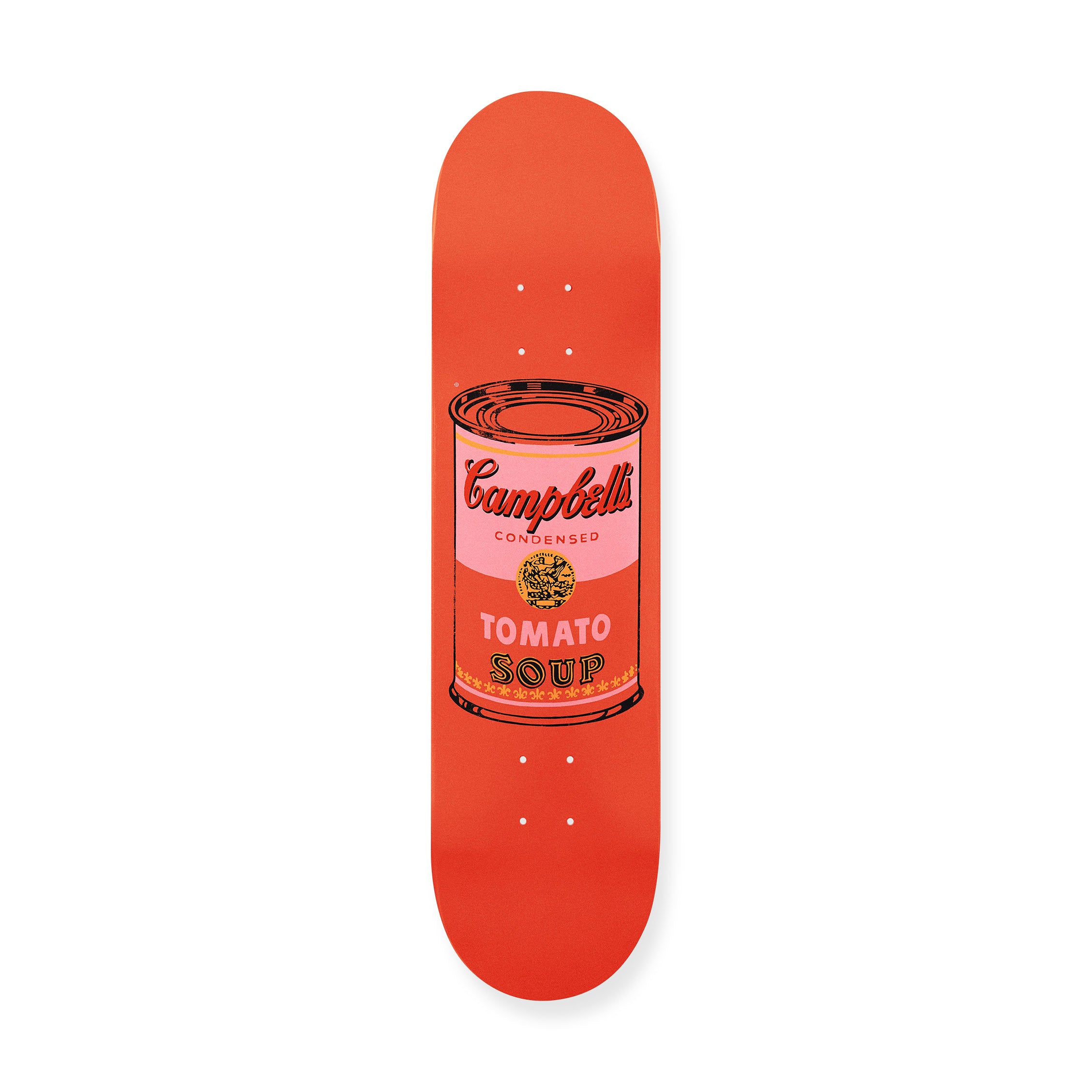 Andy Warhol Campbell's Soup Skateboard - Peach Art Deck
