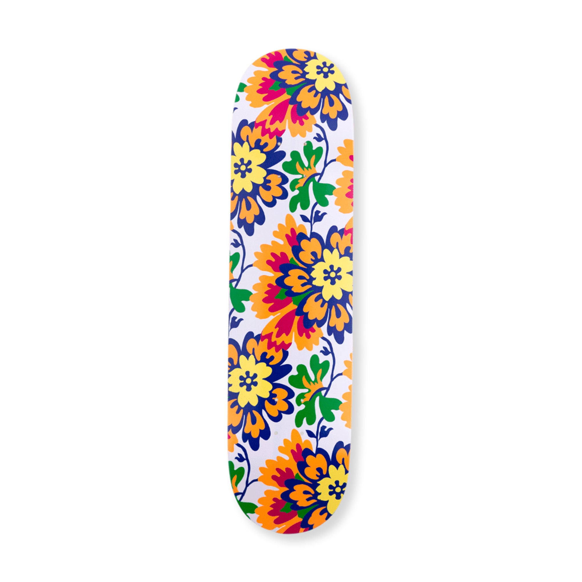 Mickalene Thomas Color Flower Art Skateboard - 7-Ply Maple