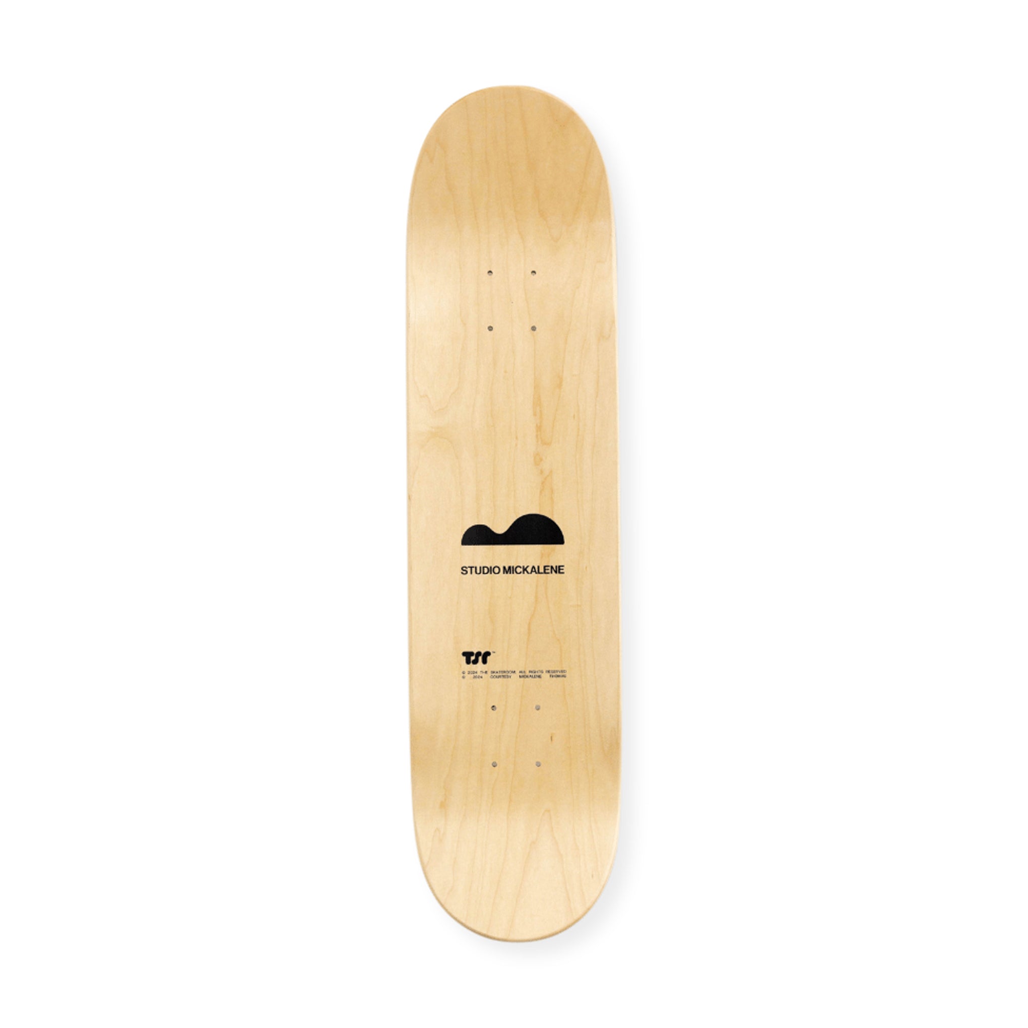 Mickalene Thomas Color Flower Art Skateboard - 7-Ply Maple