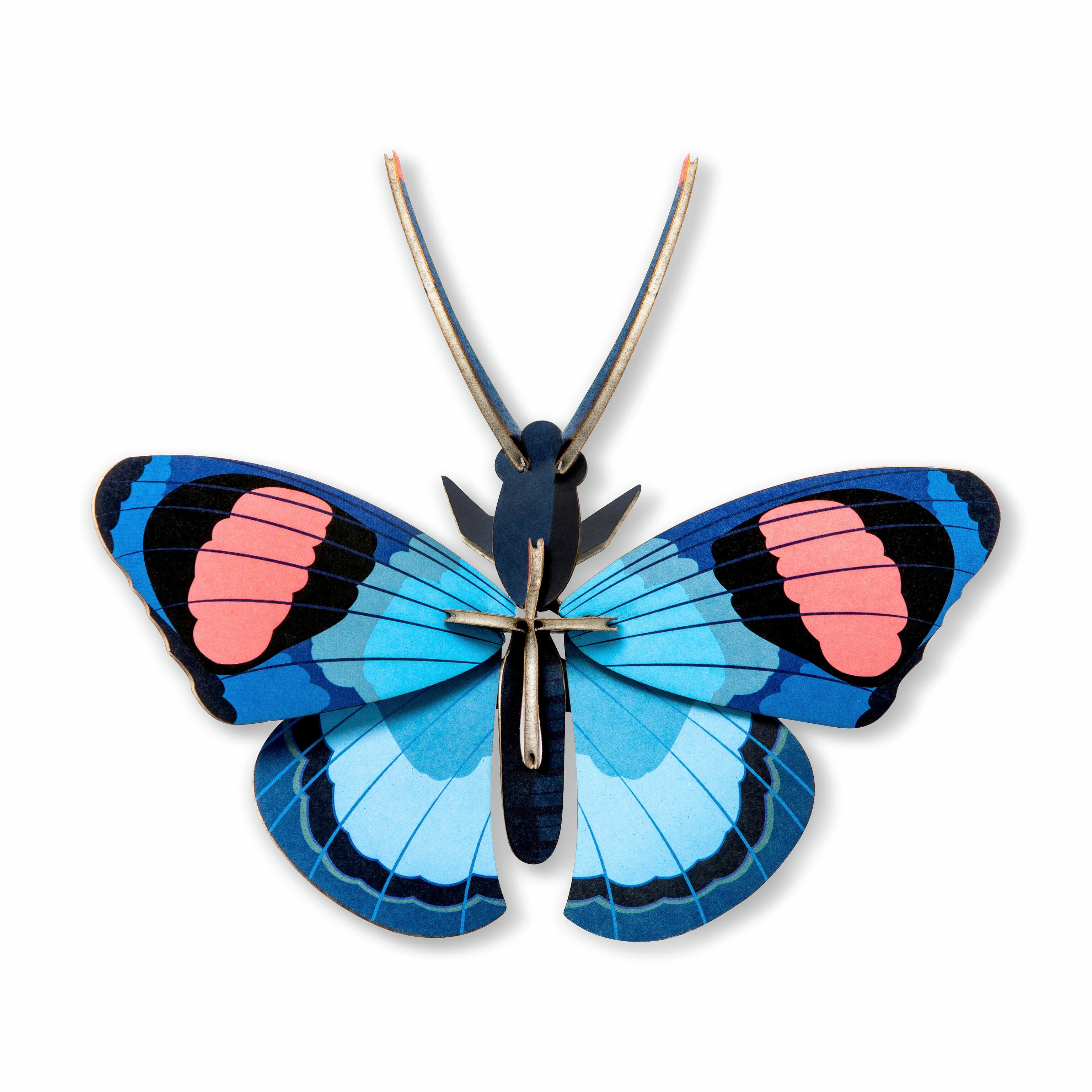 3D DIY Peacock Butterfly Wall Art - Eco-Friendly Cardboard Decor