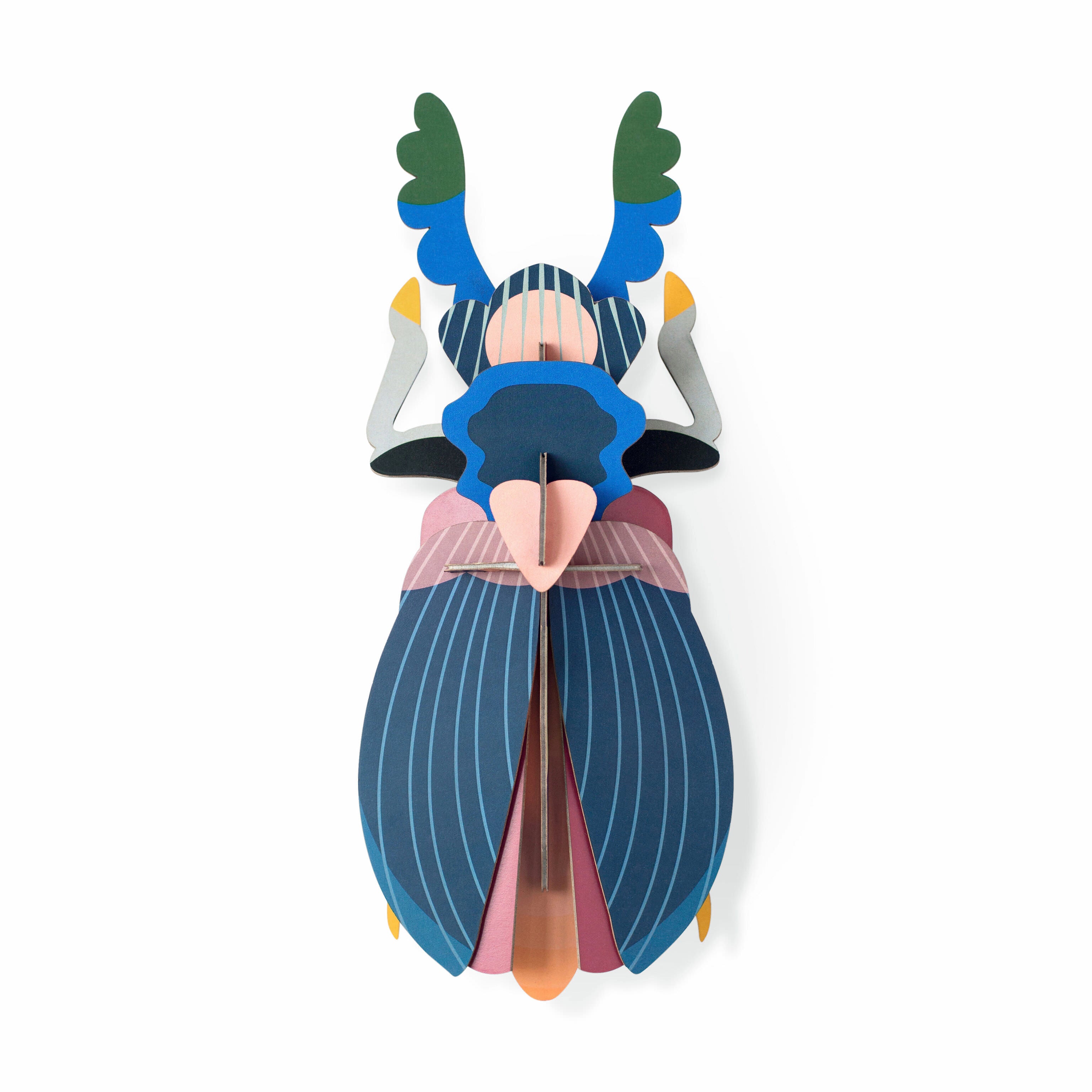 3D DIY Cardboard Beetle Kit - Eco-Friendly Japanese Beetle Decor