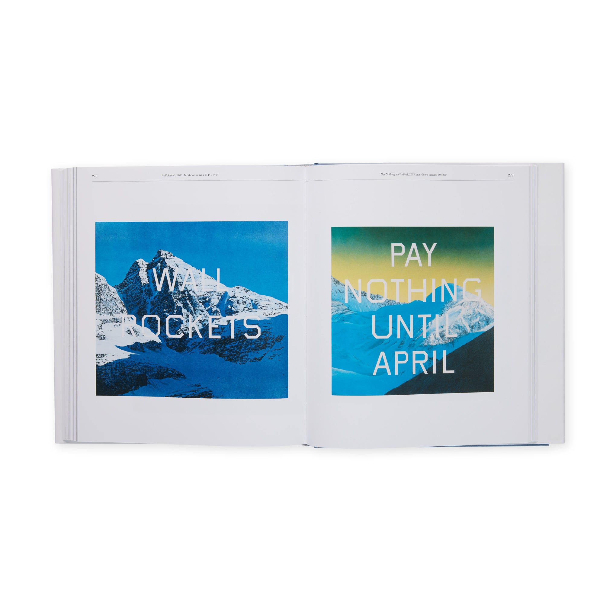 Ed Ruscha Now Then Hardcover Art Book Retrospective