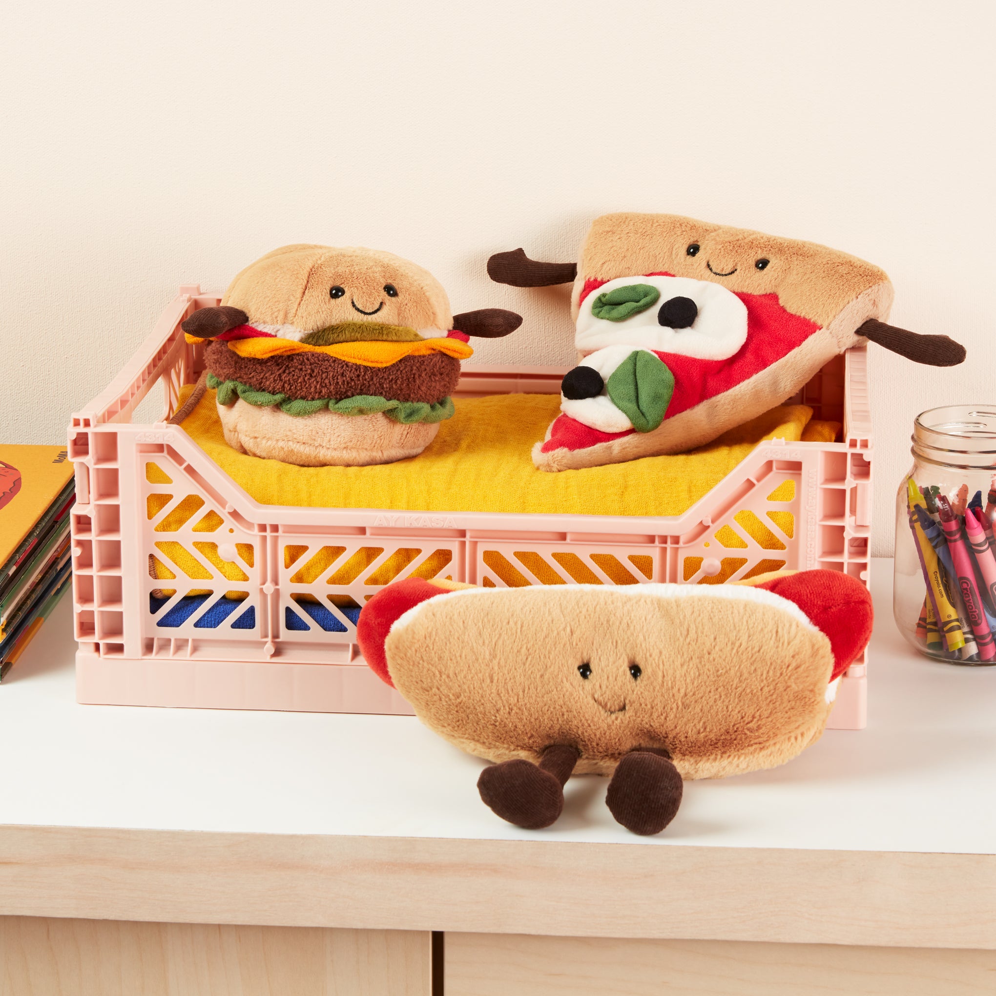 Jellycat Amuseable Hot Dog Plush Toy for Kids