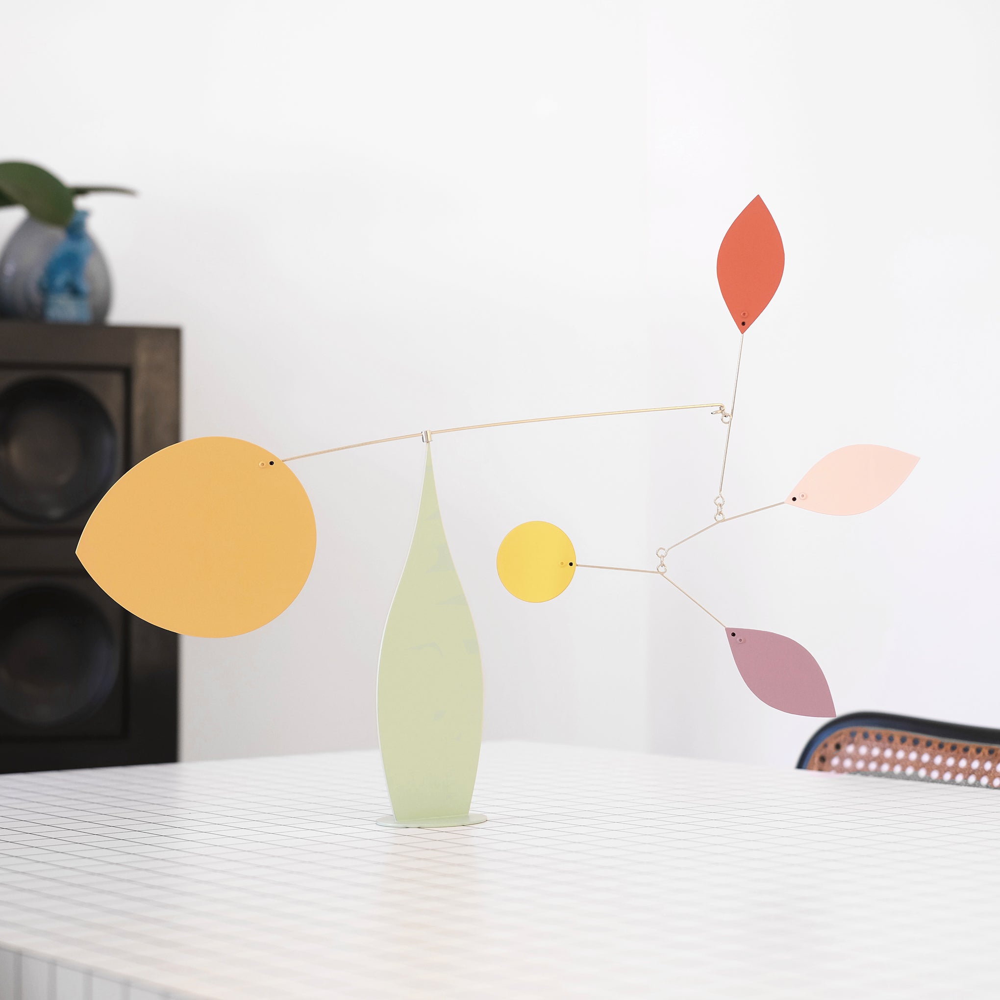 Brasilia Handcrafted Aluminum Desktop Mobile | MoMA Exclusive