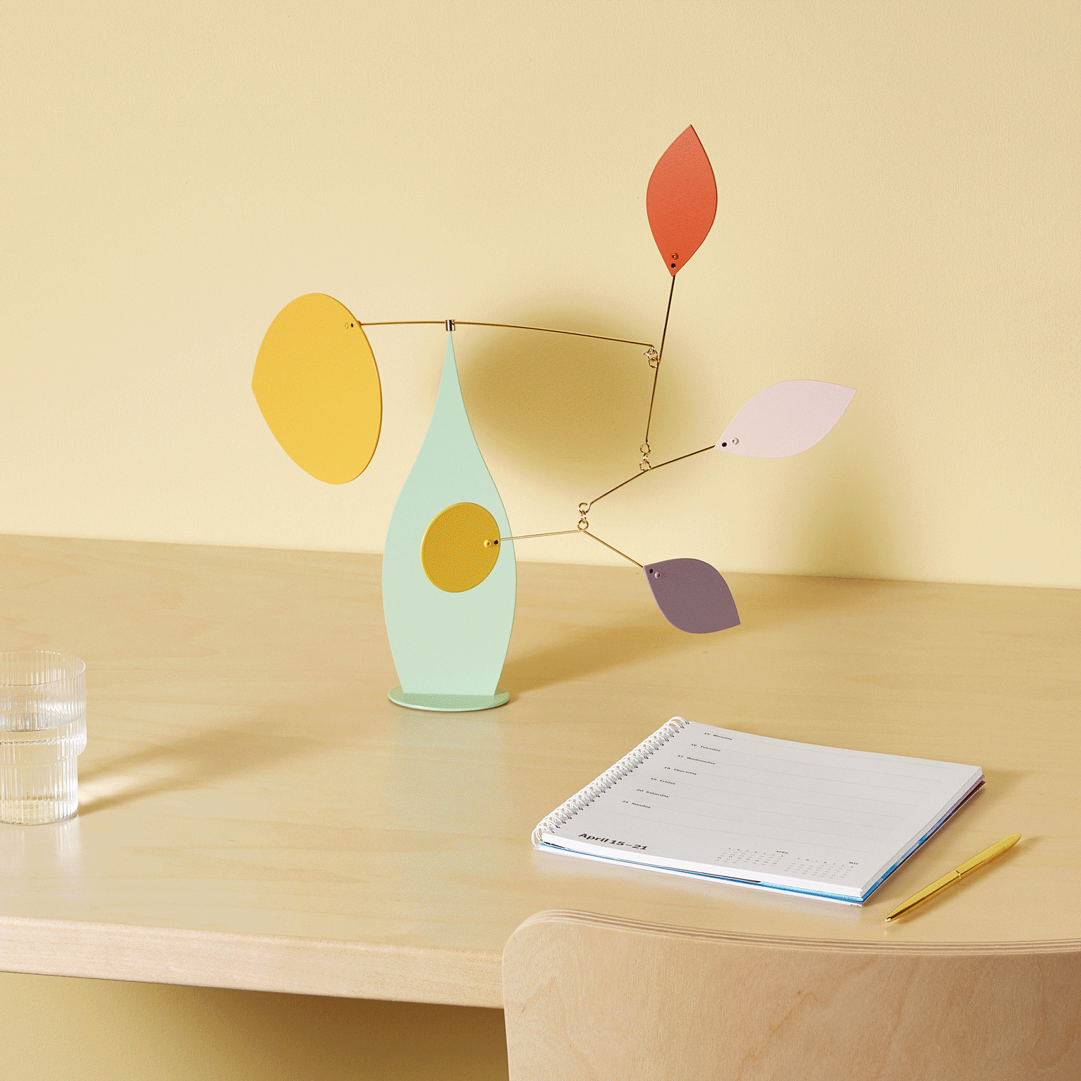 Brasilia Handcrafted Aluminum Desktop Mobile | MoMA Exclusive