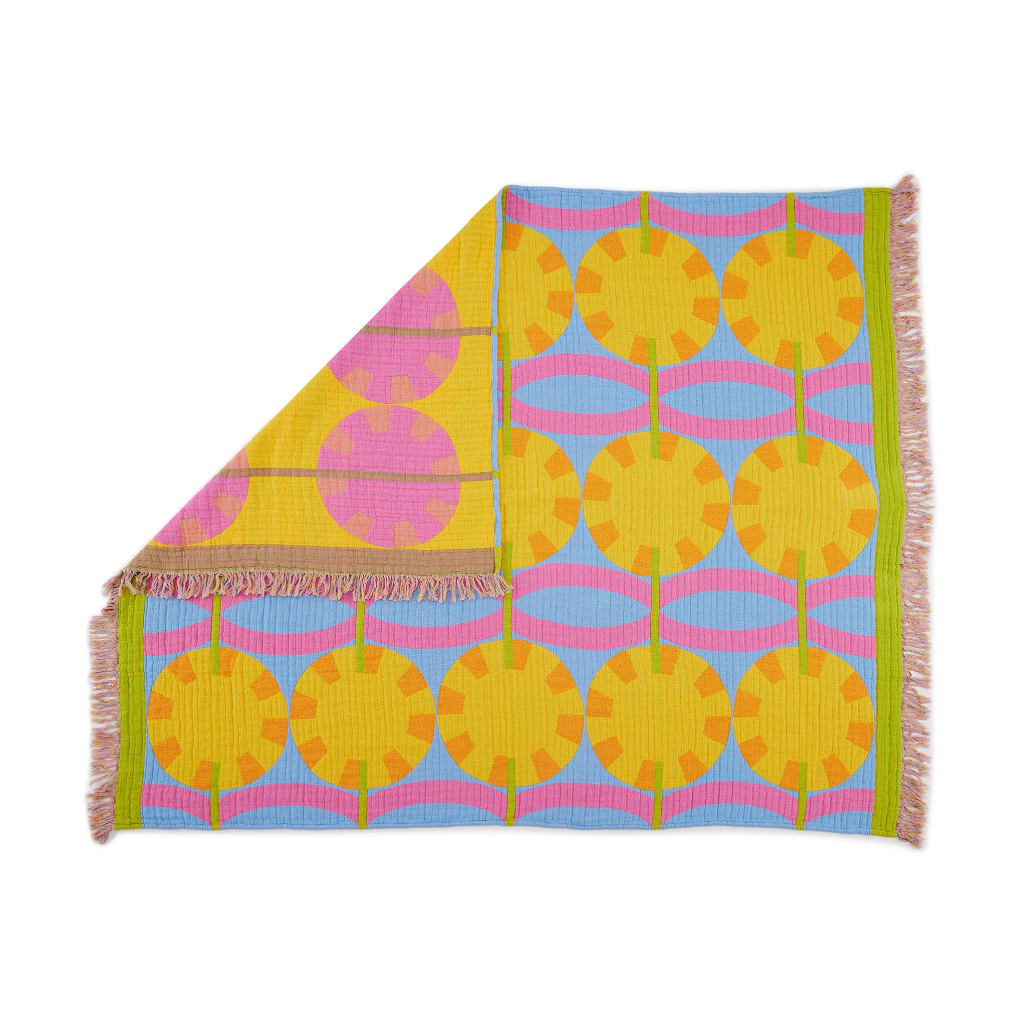 Yinka Ilori Orun Cotton Throw Blanket – West African Inspired
