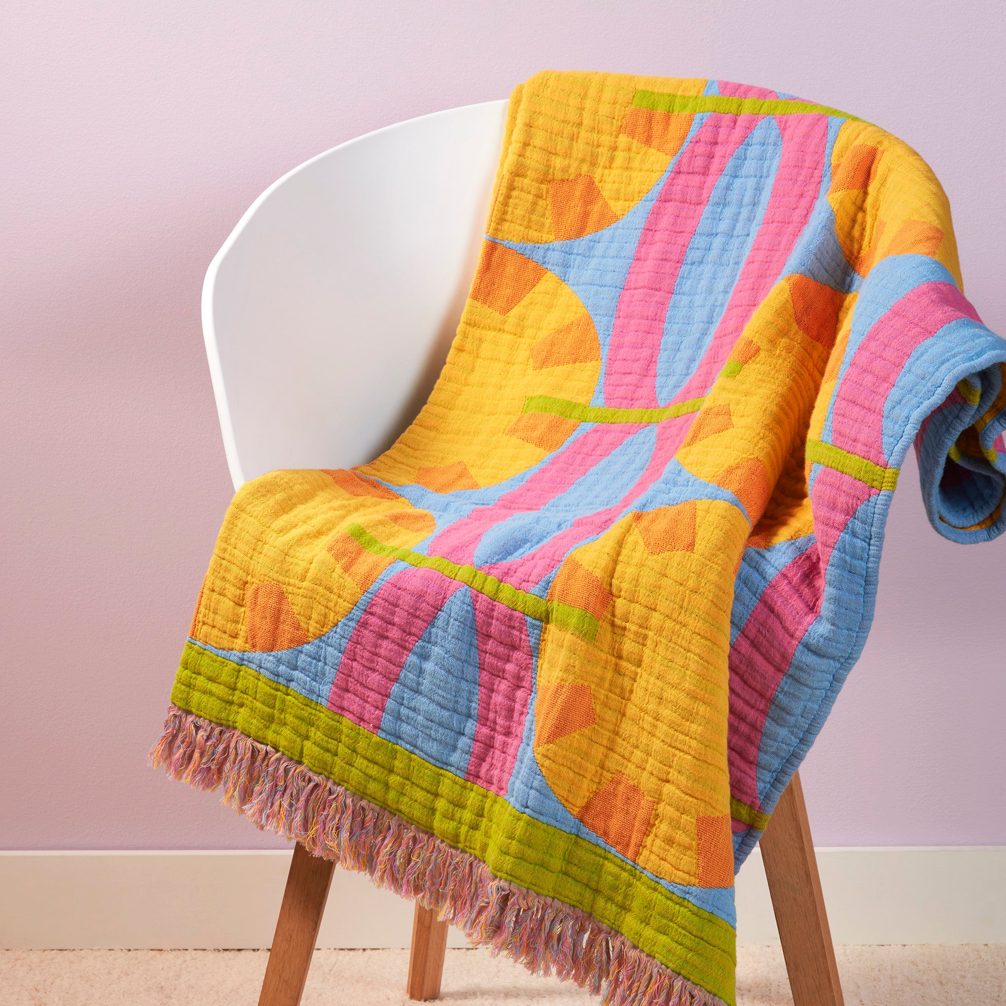 Yinka Ilori Orun Cotton Throw Blanket – West African Inspired