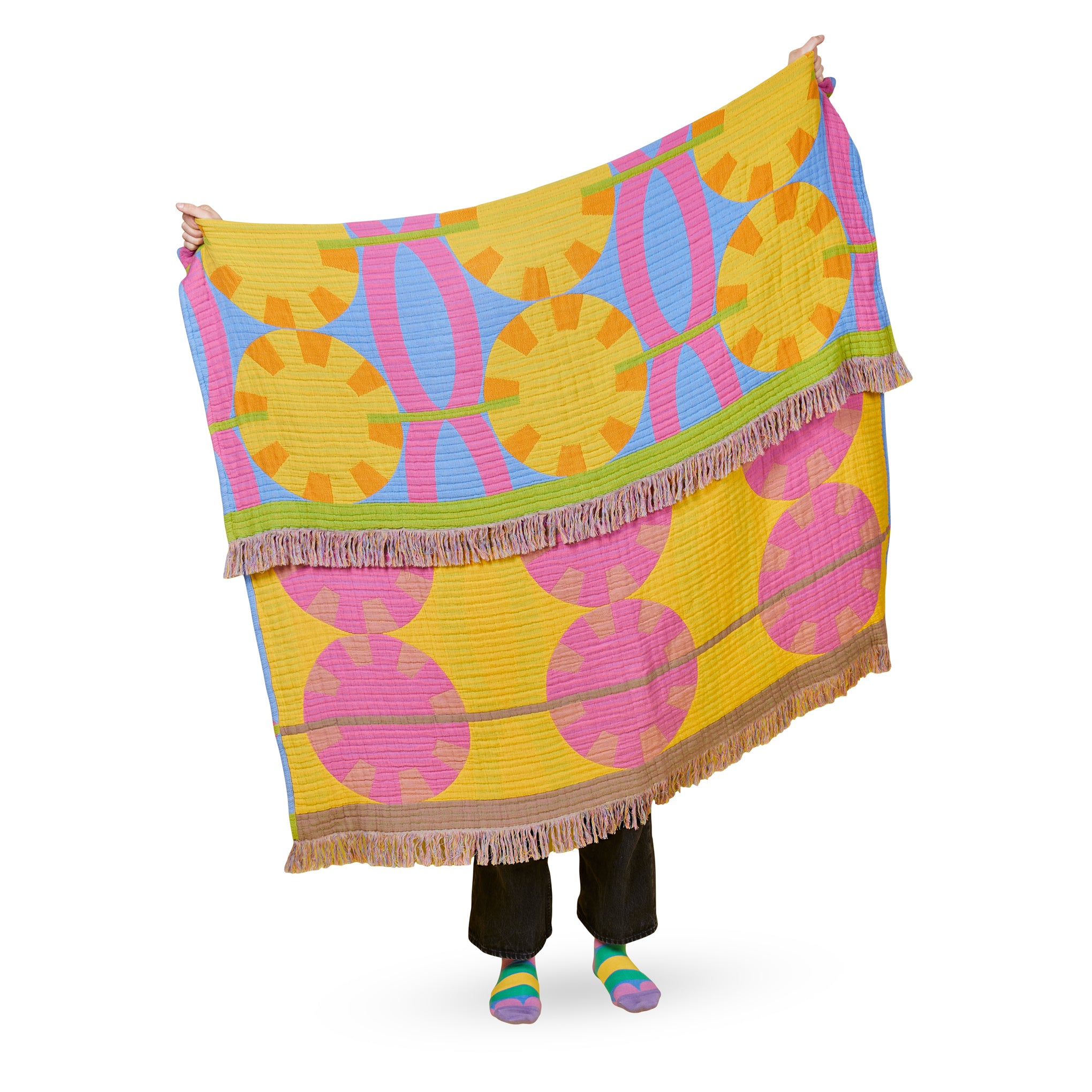 Yinka Ilori Orun Cotton Throw Blanket – West African Inspired