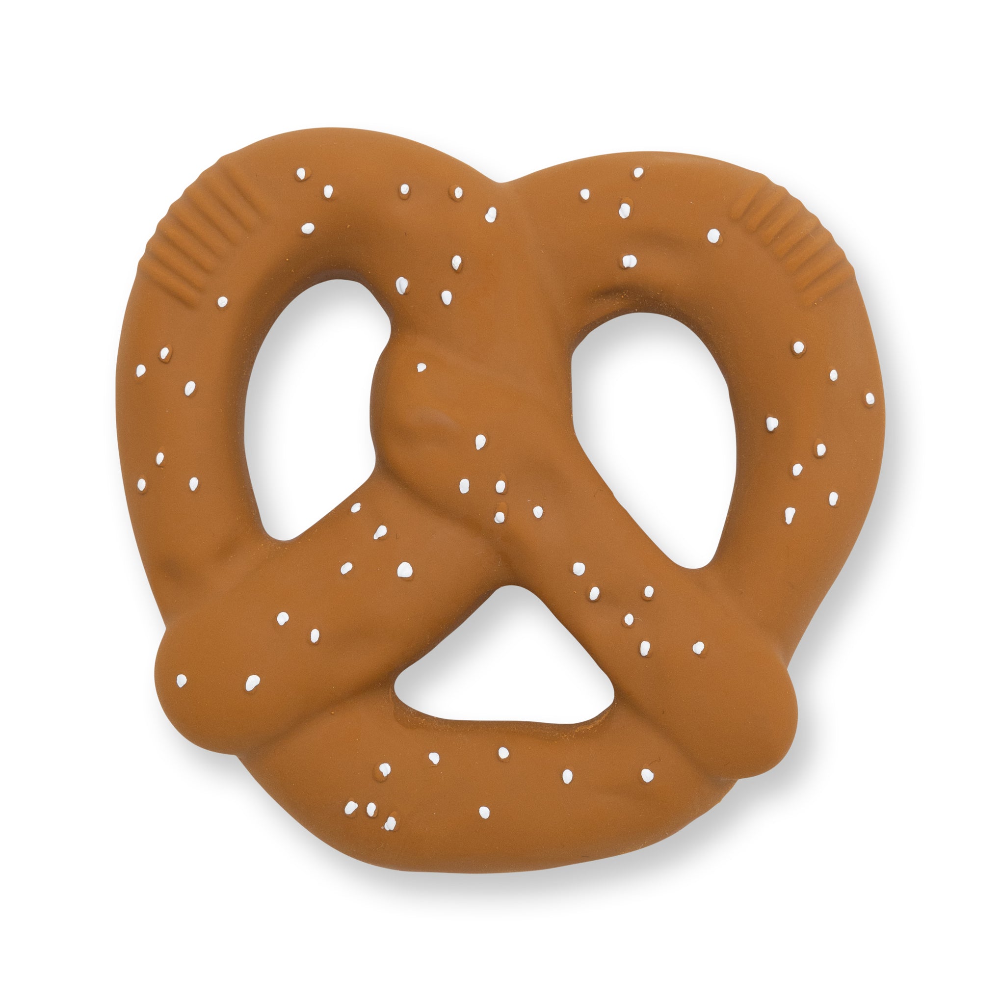 Natural Rubber Pretzel Teether Toy for Babies – NYC-Inspired, Non-Toxic & Eco-Friendly