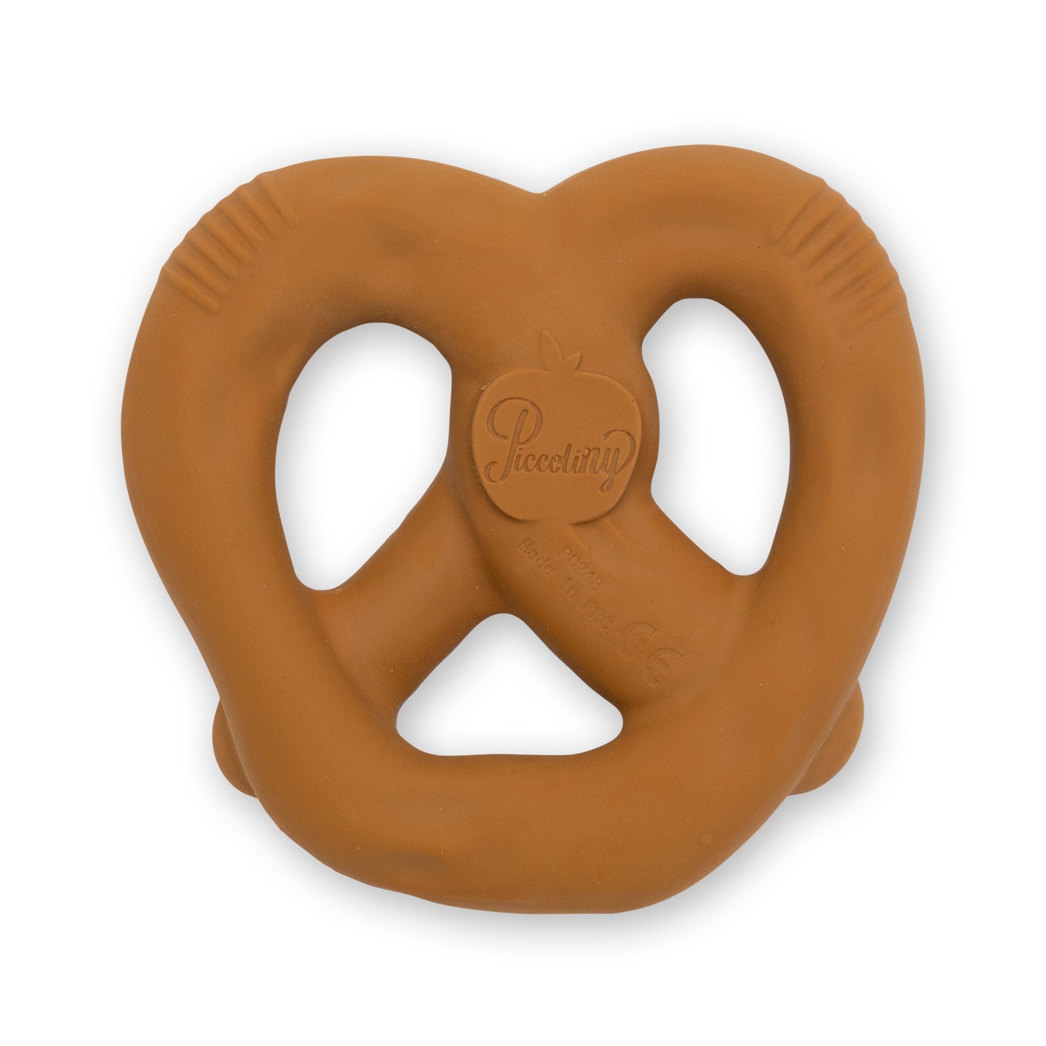 Natural Rubber Pretzel Teether Toy for Babies – NYC-Inspired, Non-Toxic & Eco-Friendly