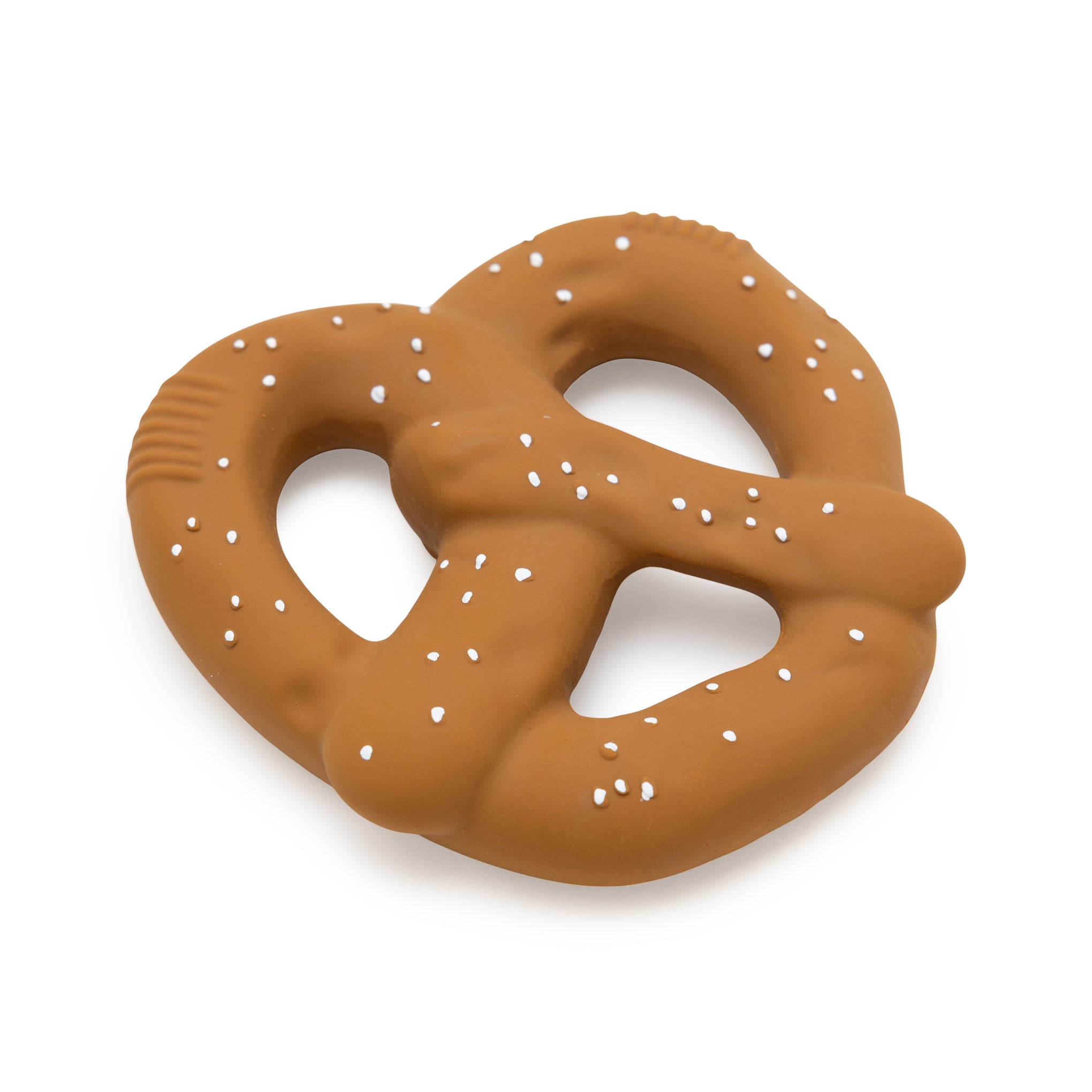 Natural Rubber Pretzel Teether Toy for Babies – NYC-Inspired, Non-Toxic & Eco-Friendly