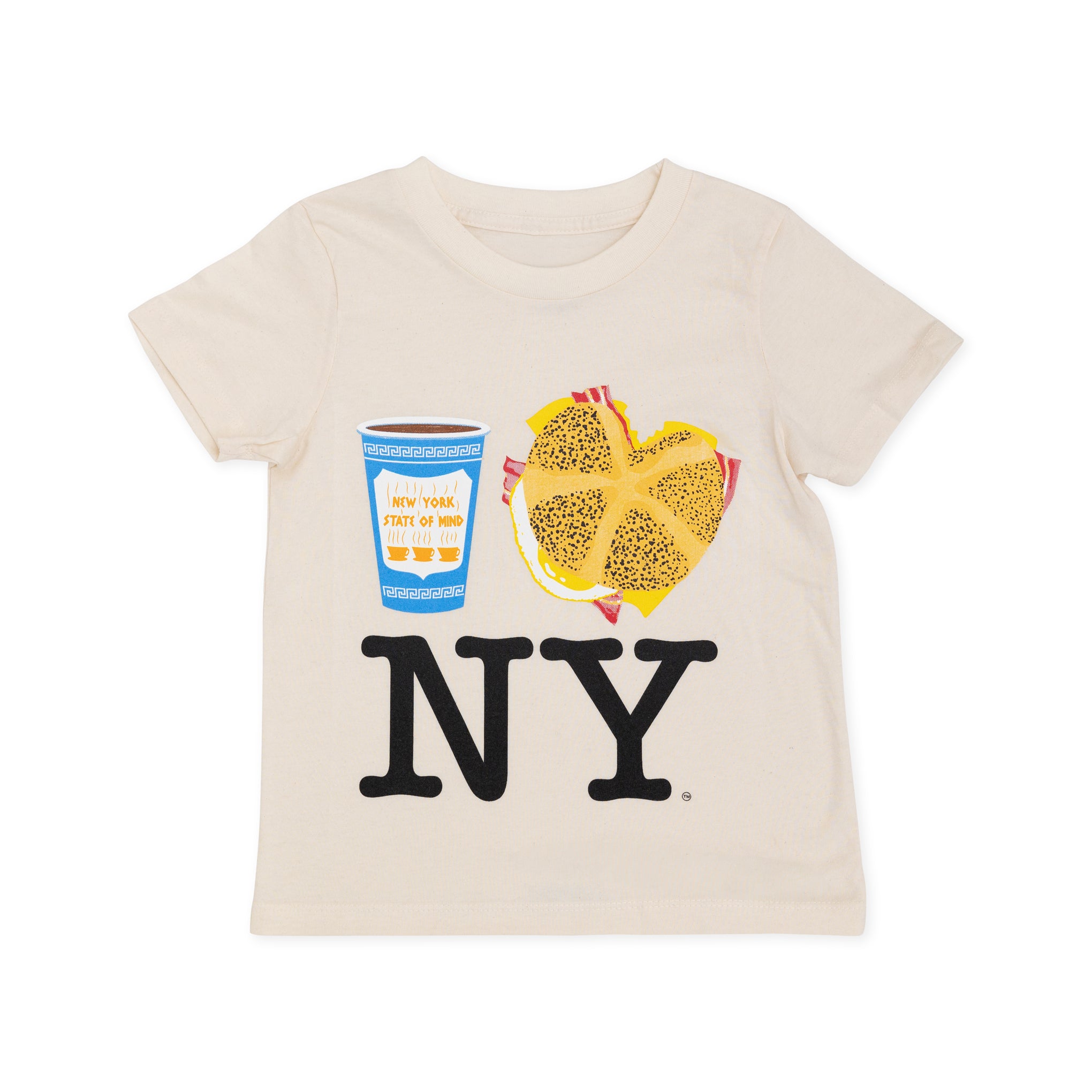 NYC Food Kids' Organic Cotton T-Shirt by Alex Zagami