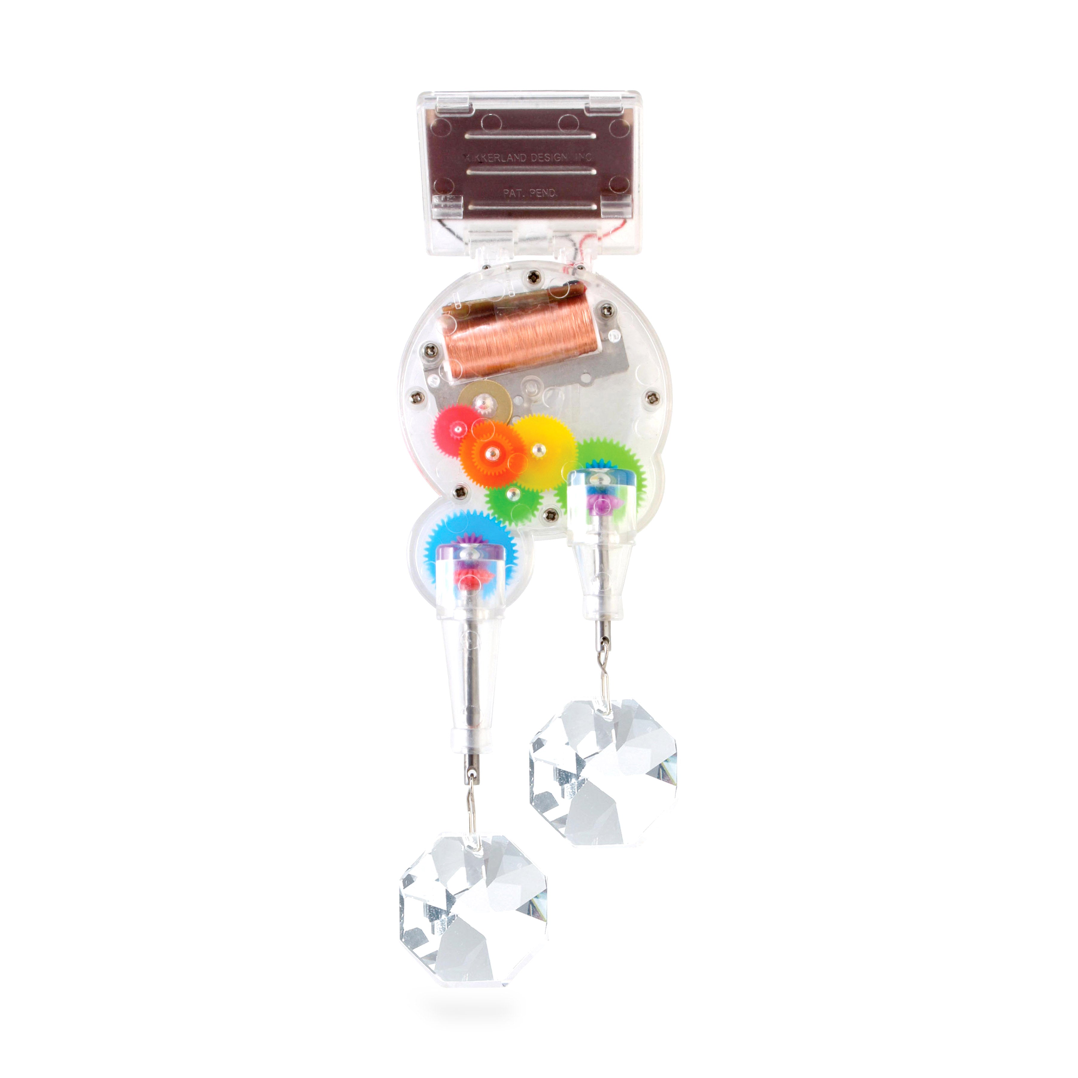 Solar-Powered Double Rainbow Maker with Swarovski Crystals – Kikkerland