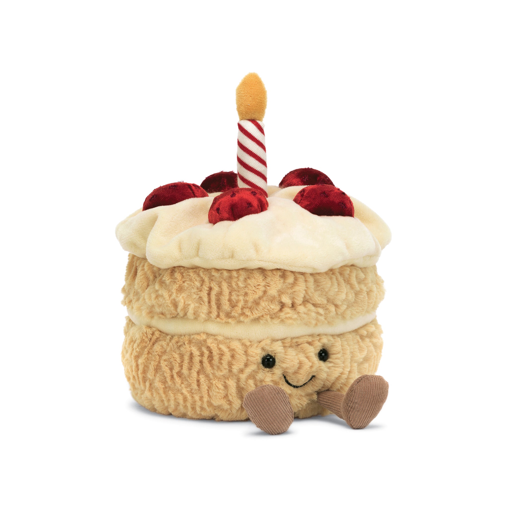 Jellycat Birthday Cake Plush Toy - Dessert-Themed Stuffed Animal