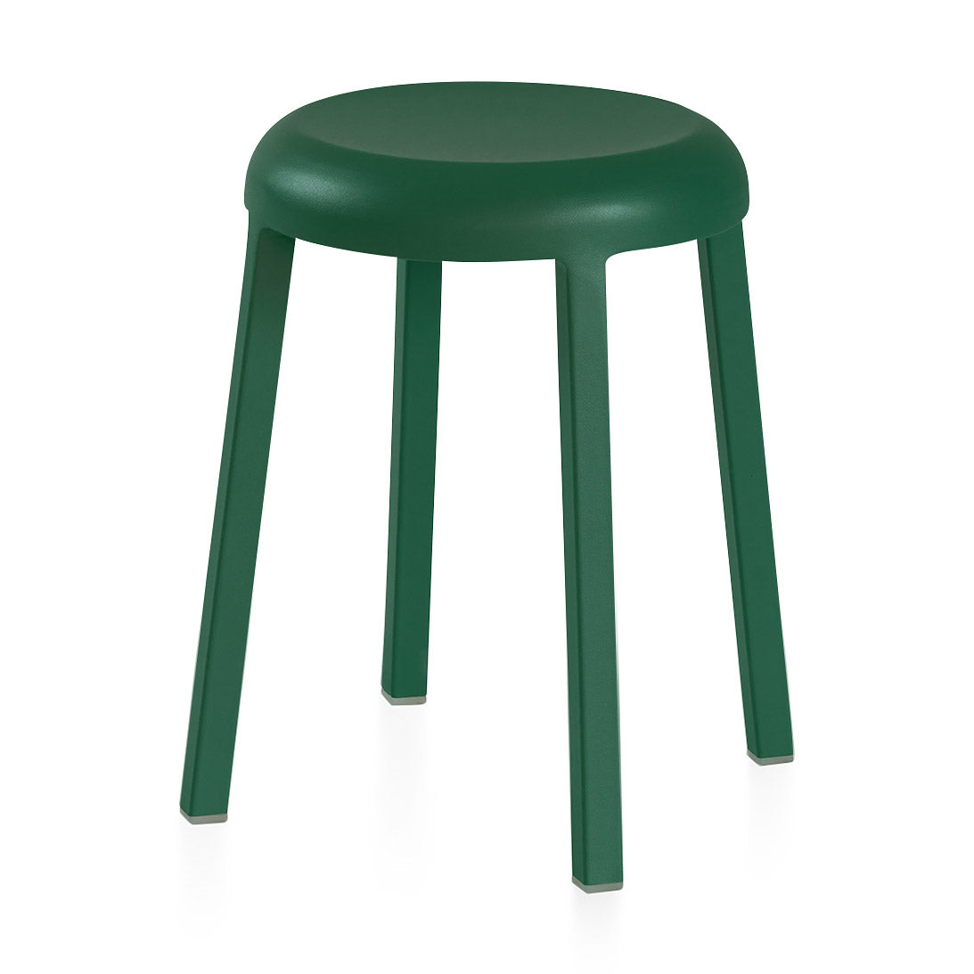 Emeco Za Recycled Aluminum Stool - Green Handcrafted Seat