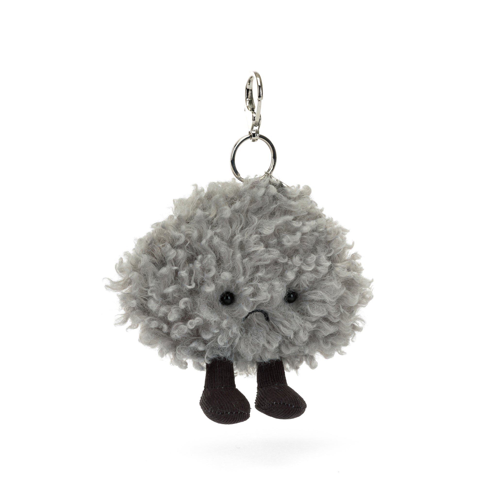 Jellycat Storm Cloud Plush Bag Charm Clip for Backpacks