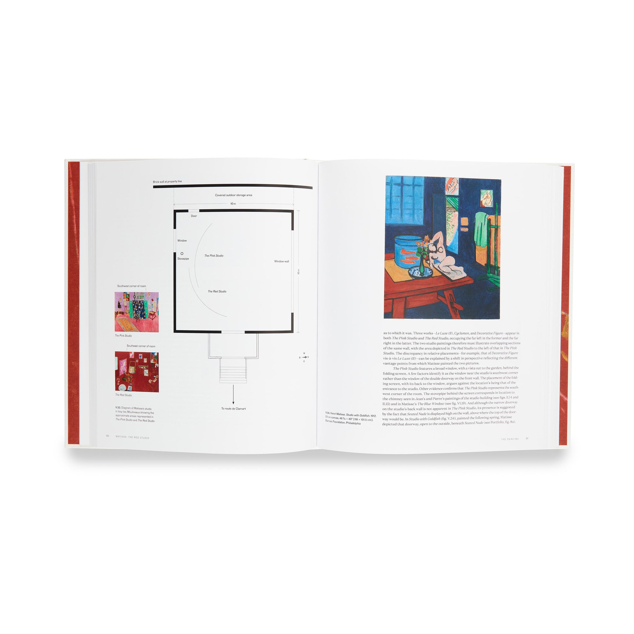Matisse The Red Studio Hardcover Art Book