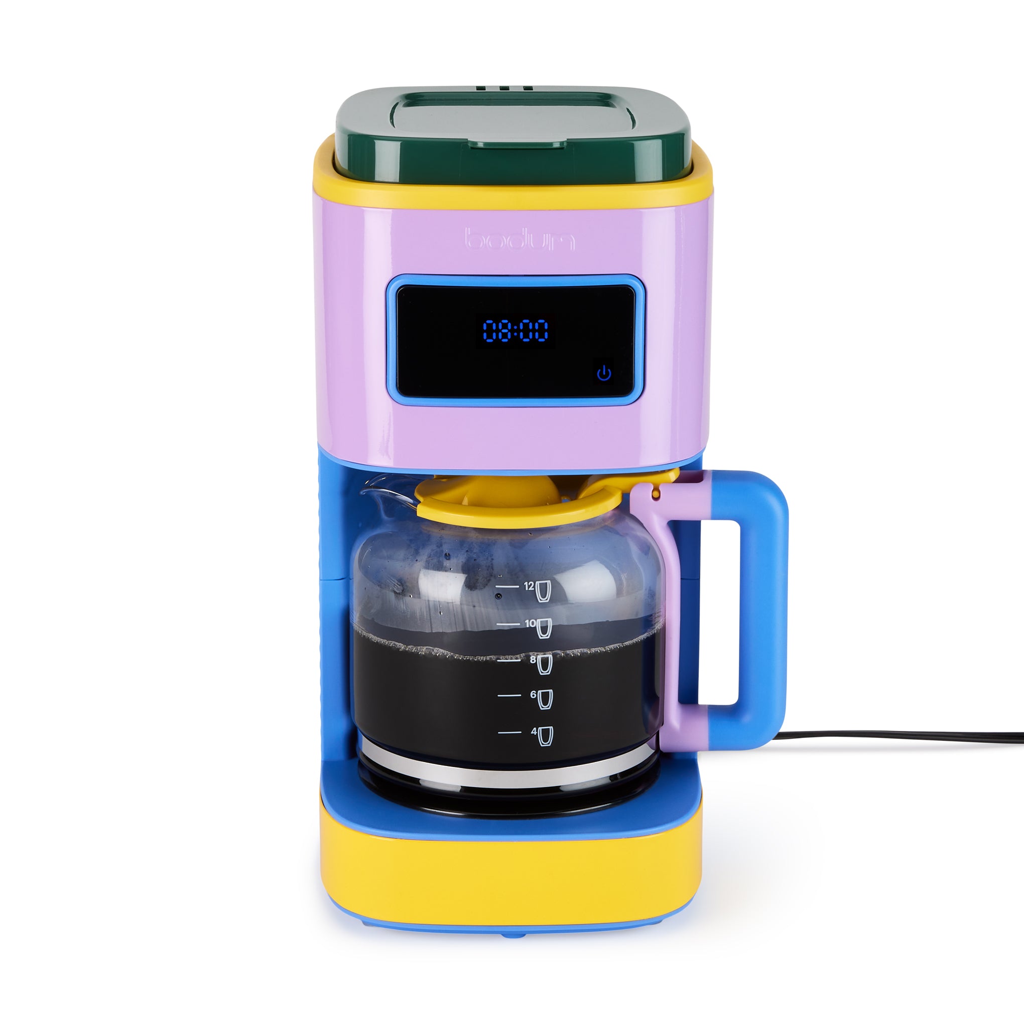 Bodum 12-Cup Programmable Coffee Maker with Auto-Shutoff - Blue