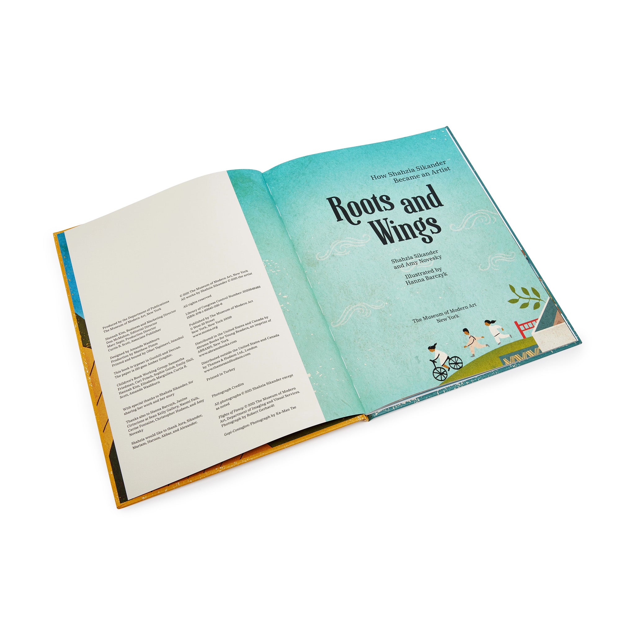Shahzia Sikander Hardcover Book: Roots and Wings Artist Biography
